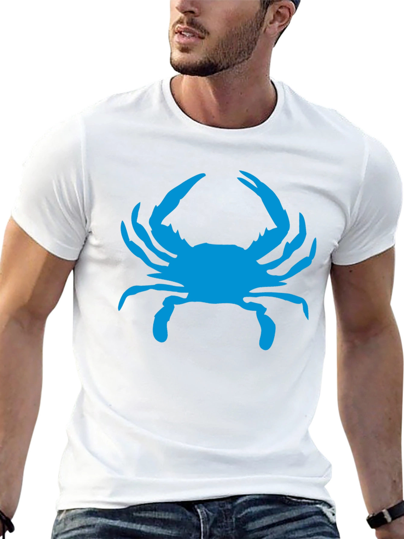 Blue Crab Graphic Tee - Stylish & Unique!
