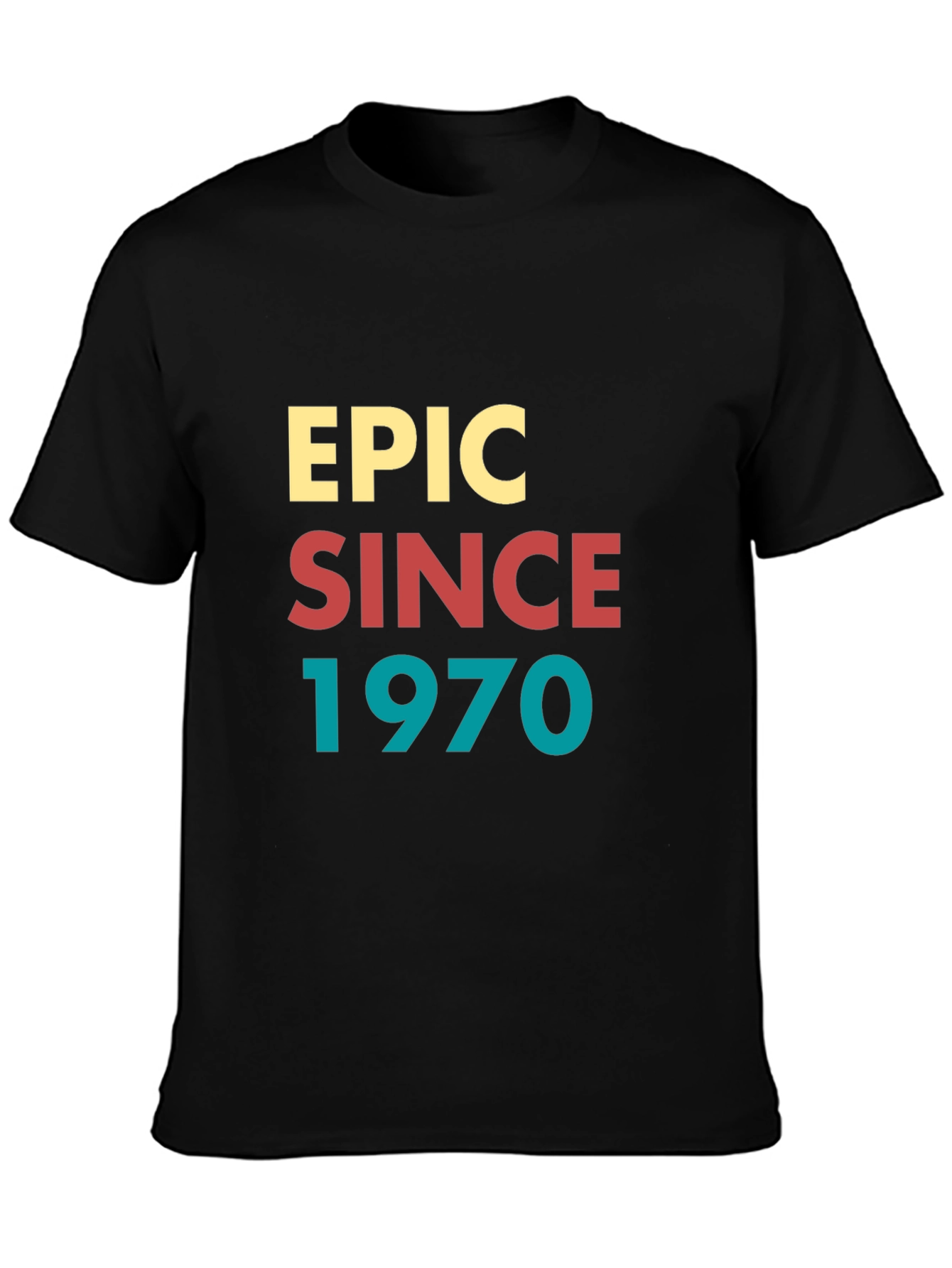 Epic Since 1970 Black T-Shirt
