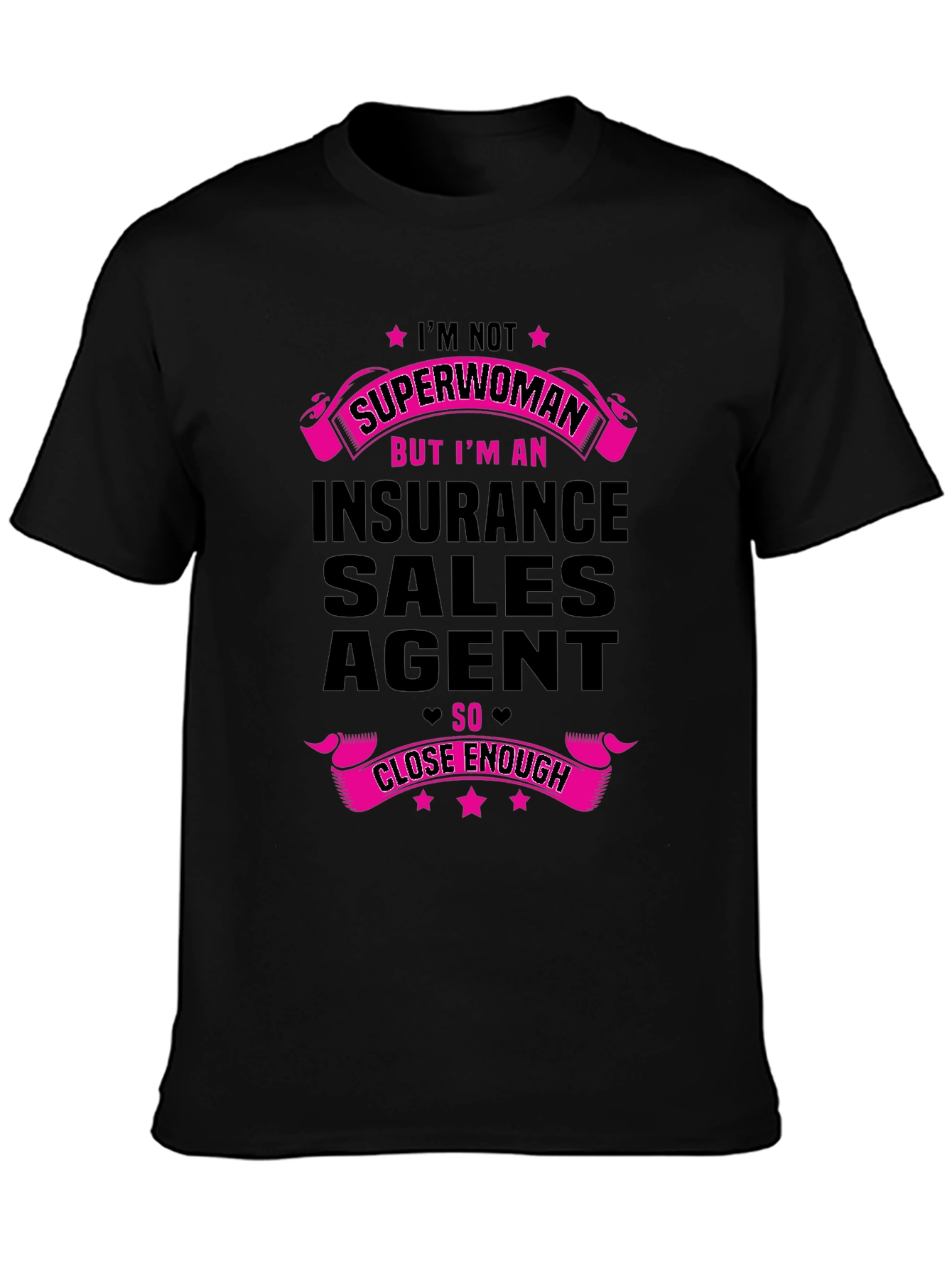 Insurance Sales Agent Superwoman Funny T-Shirt