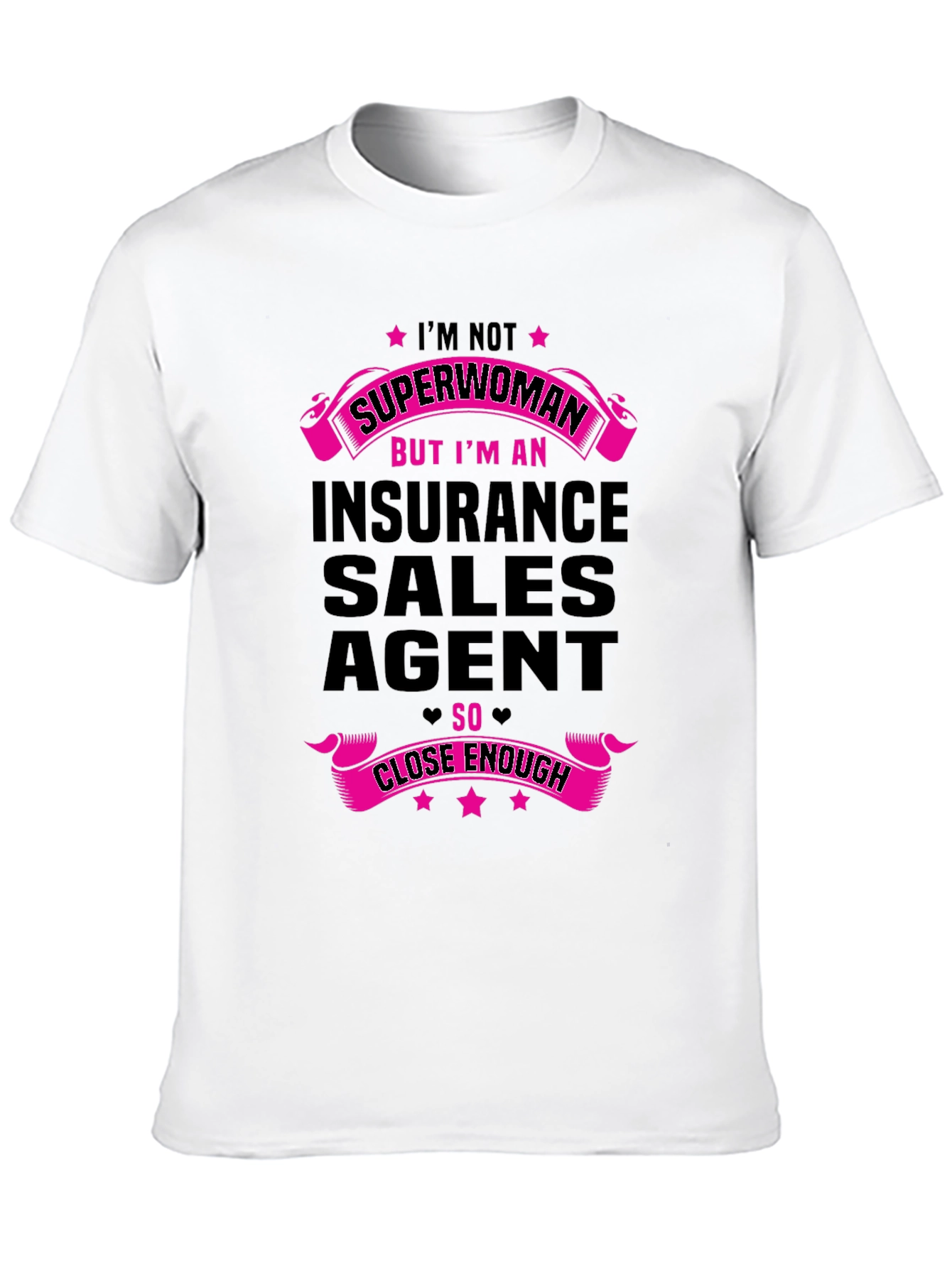 Insurance Sales Agent Superwoman Funny T-Shirt