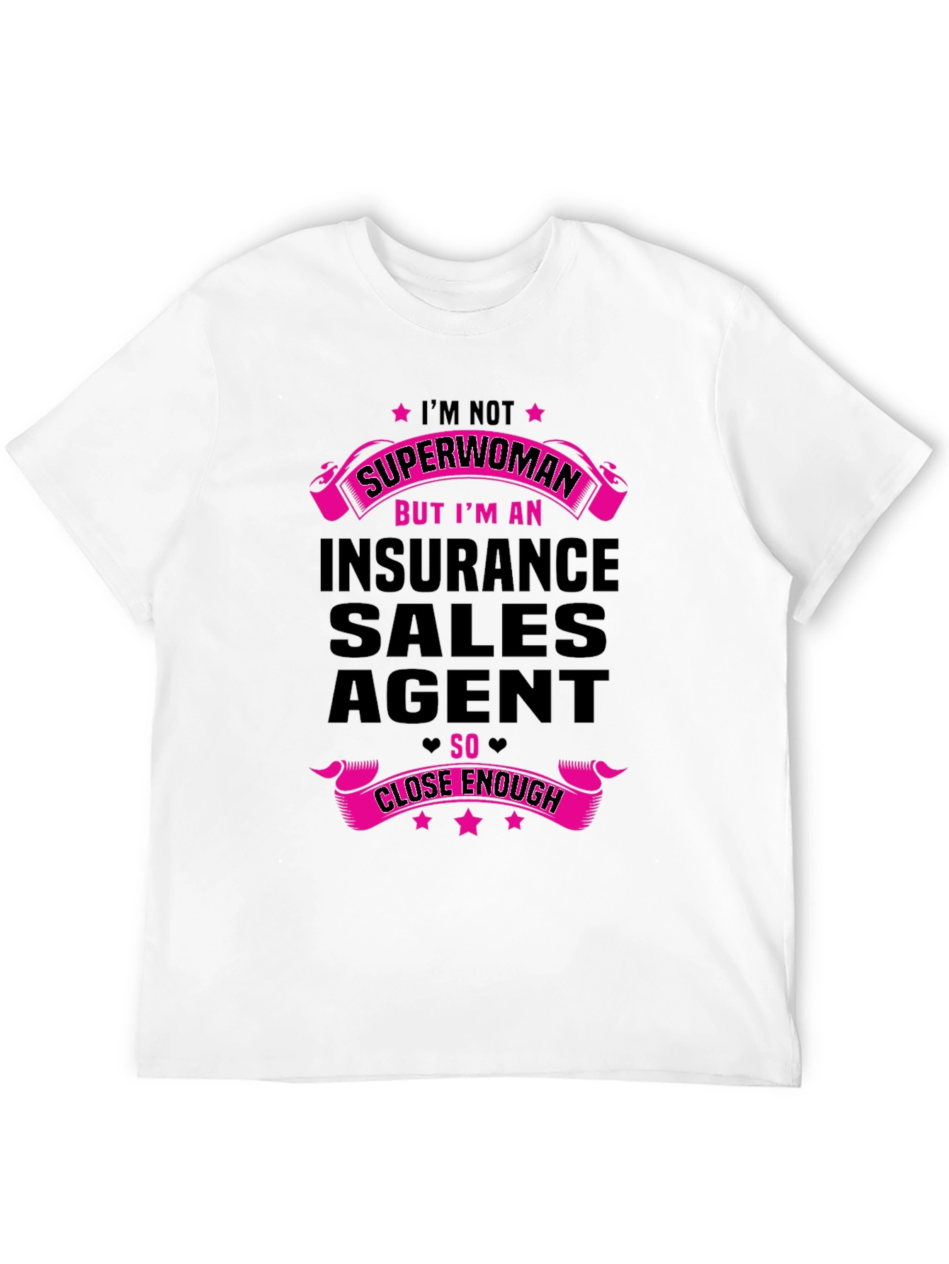 Insurance Sales Agent Superwoman Funny T-Shirt