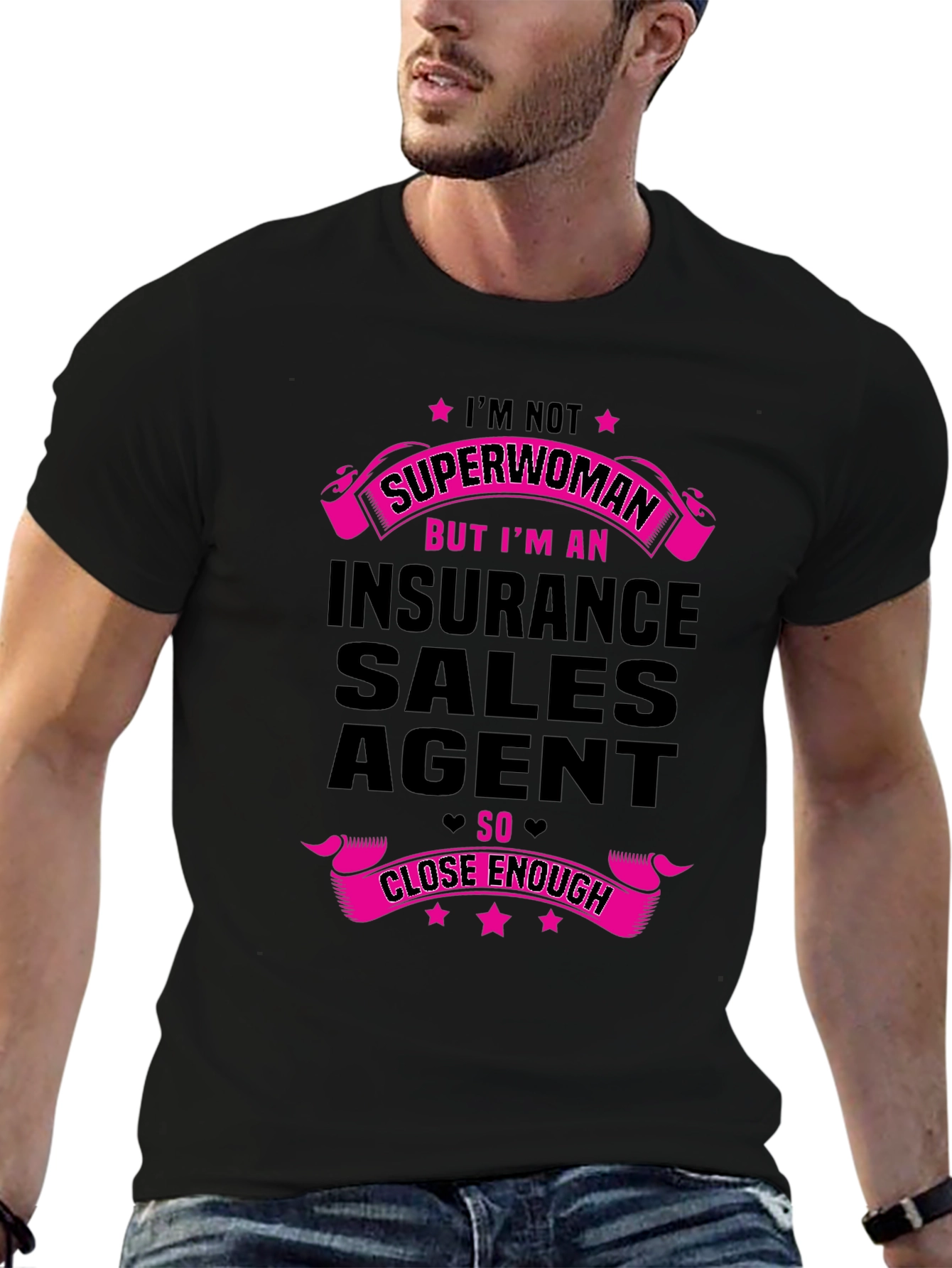 Insurance Sales Agent Superwoman Funny T-Shirt