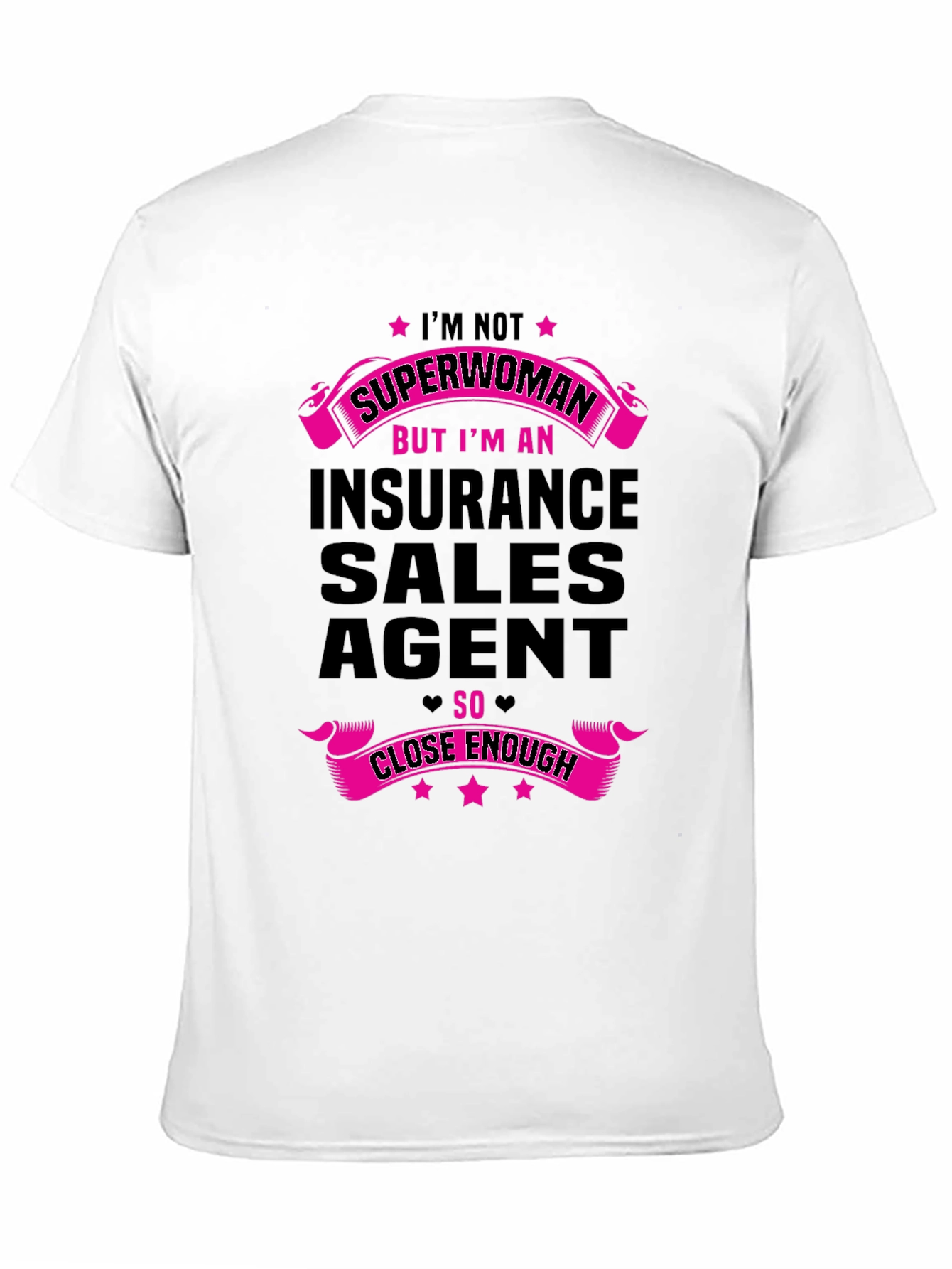 Insurance Sales Agent Superwoman Funny T-Shirt