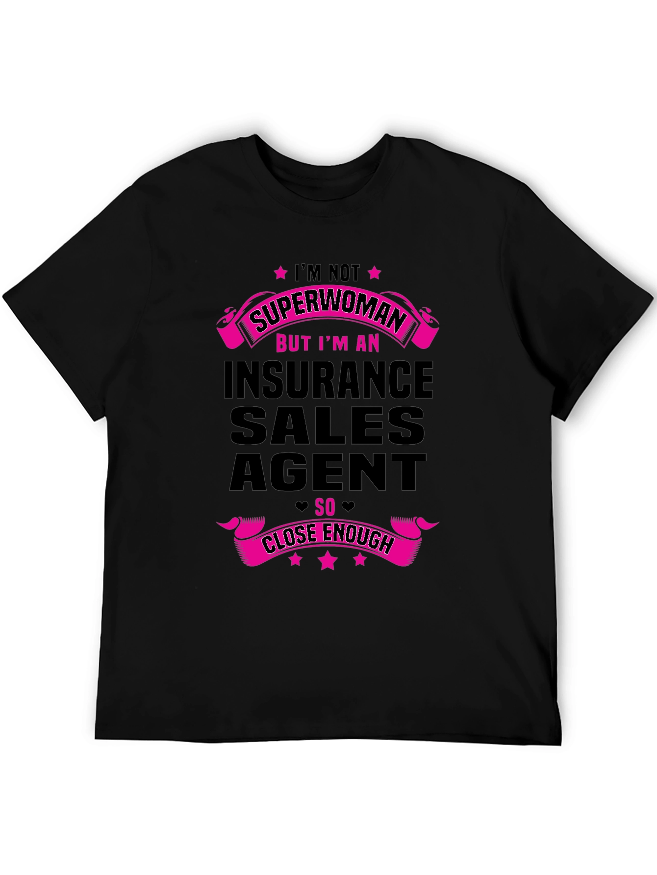 Insurance Sales Agent Superwoman Funny T-Shirt