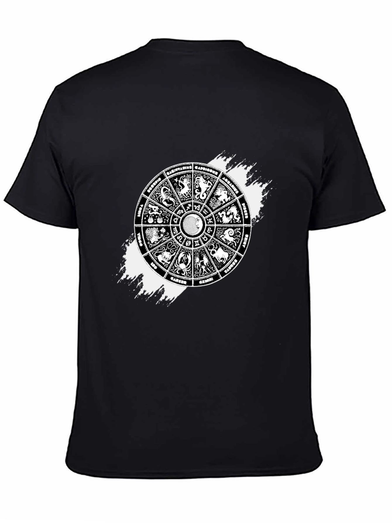 Zodiac Sign Wheel T-Shirt - Astrology Graphic Tee
