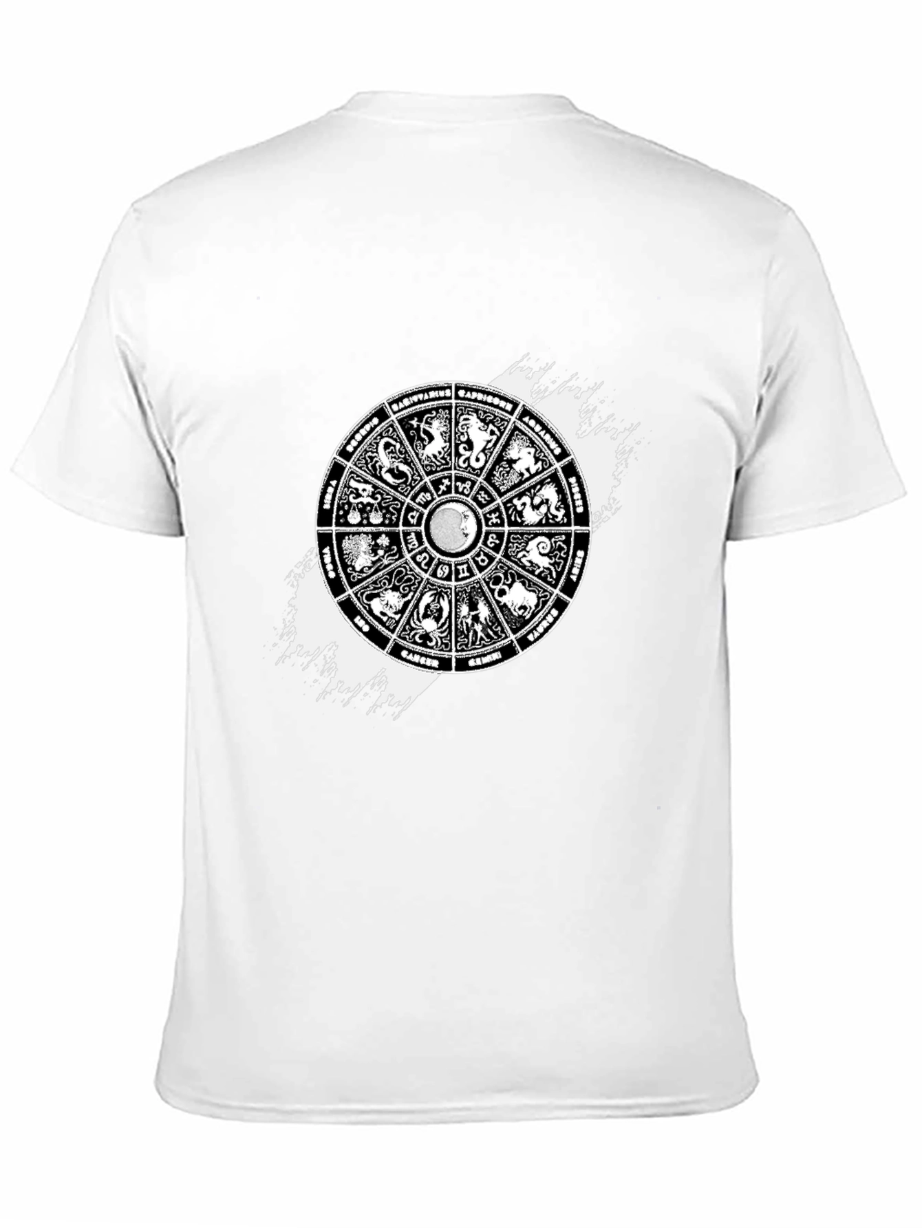 Zodiac Sign Wheel T-Shirt - Astrology Graphic Tee