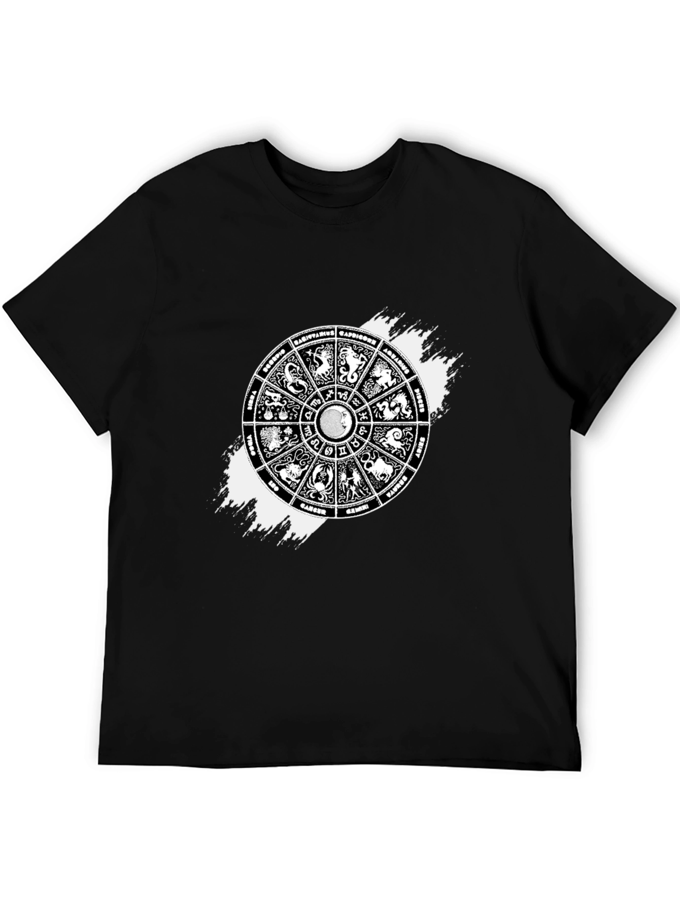 Zodiac Sign Wheel T-Shirt - Astrology Graphic Tee