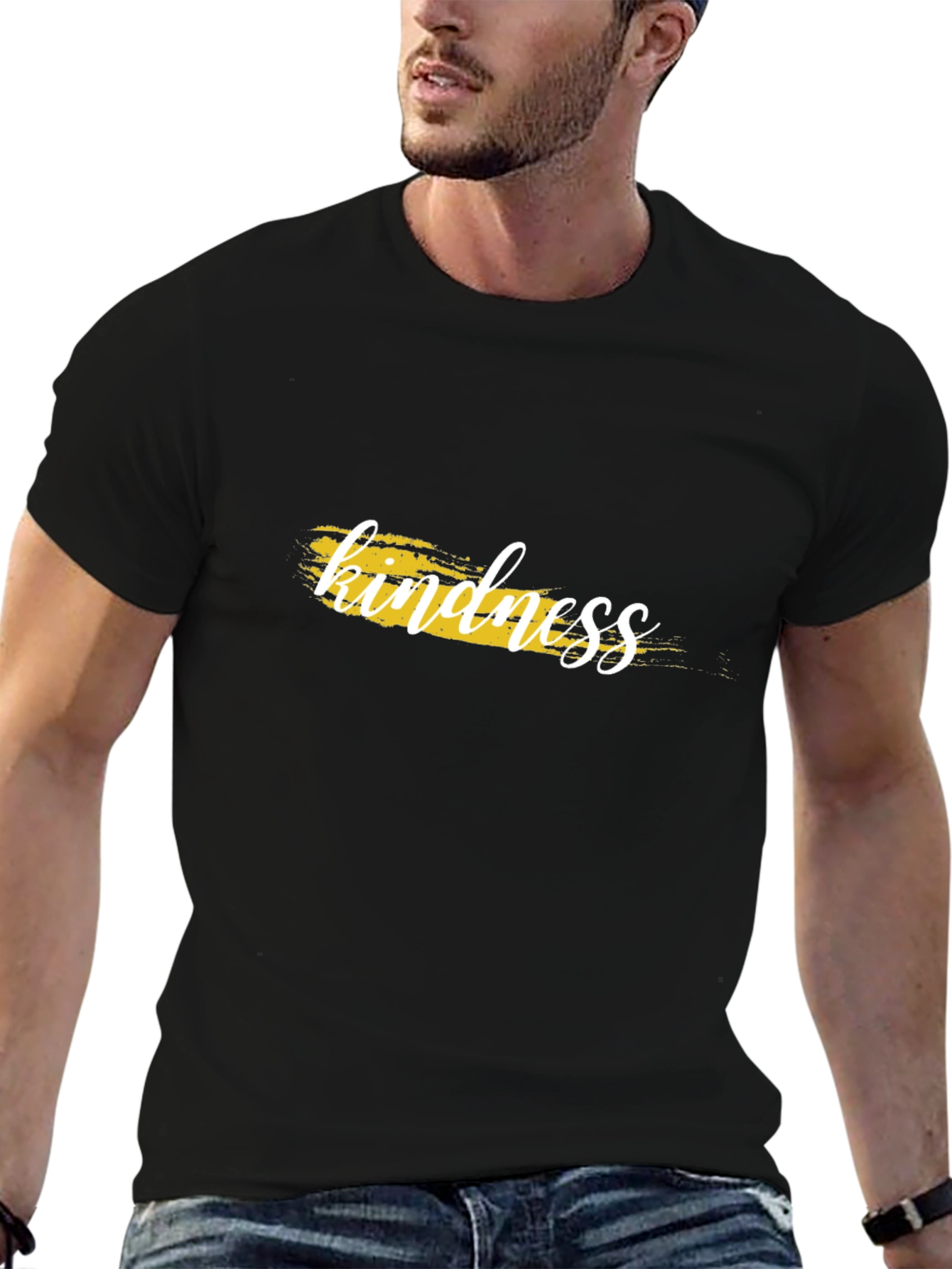 Kindness Graphic T-Shirt - Soft Black Tee