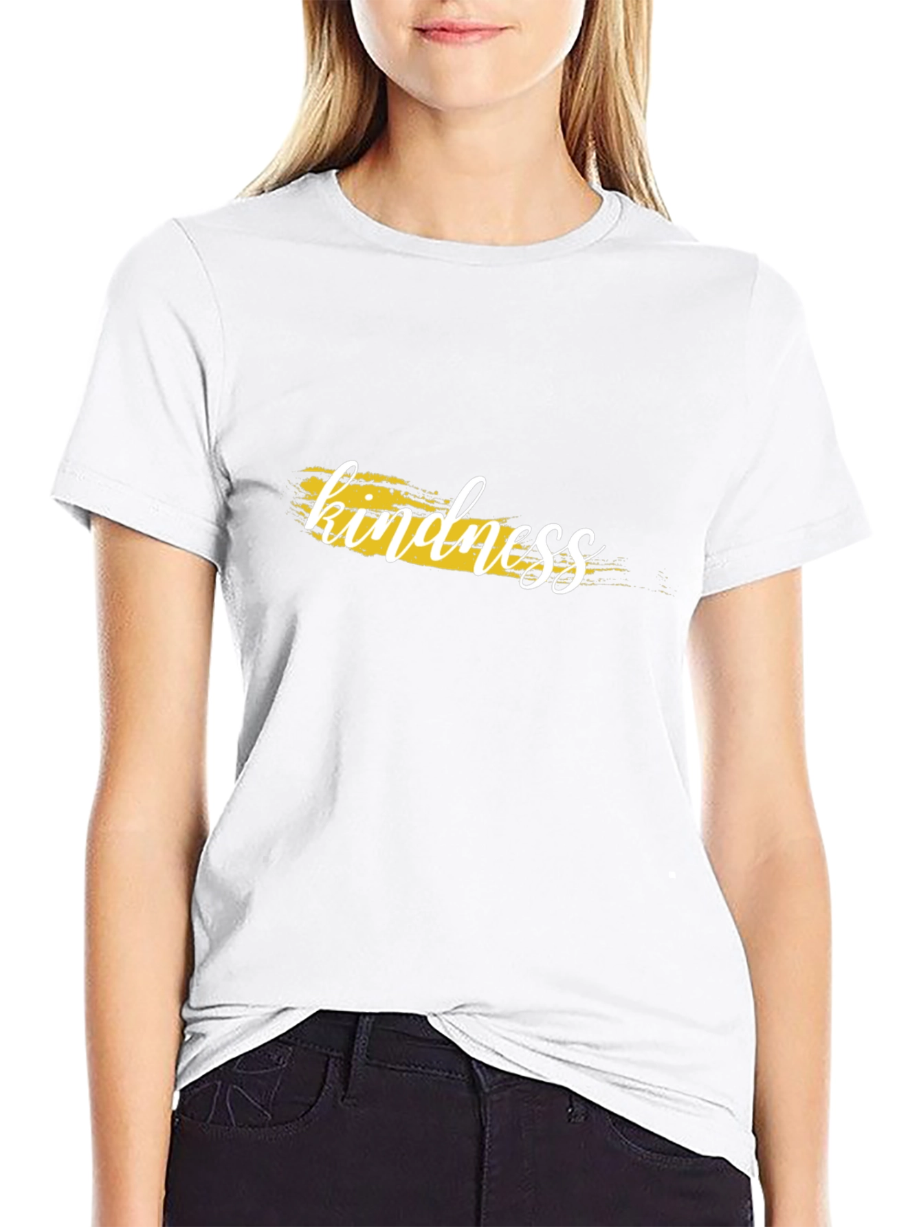 Kindness Graphic T-Shirt - Soft Black Tee