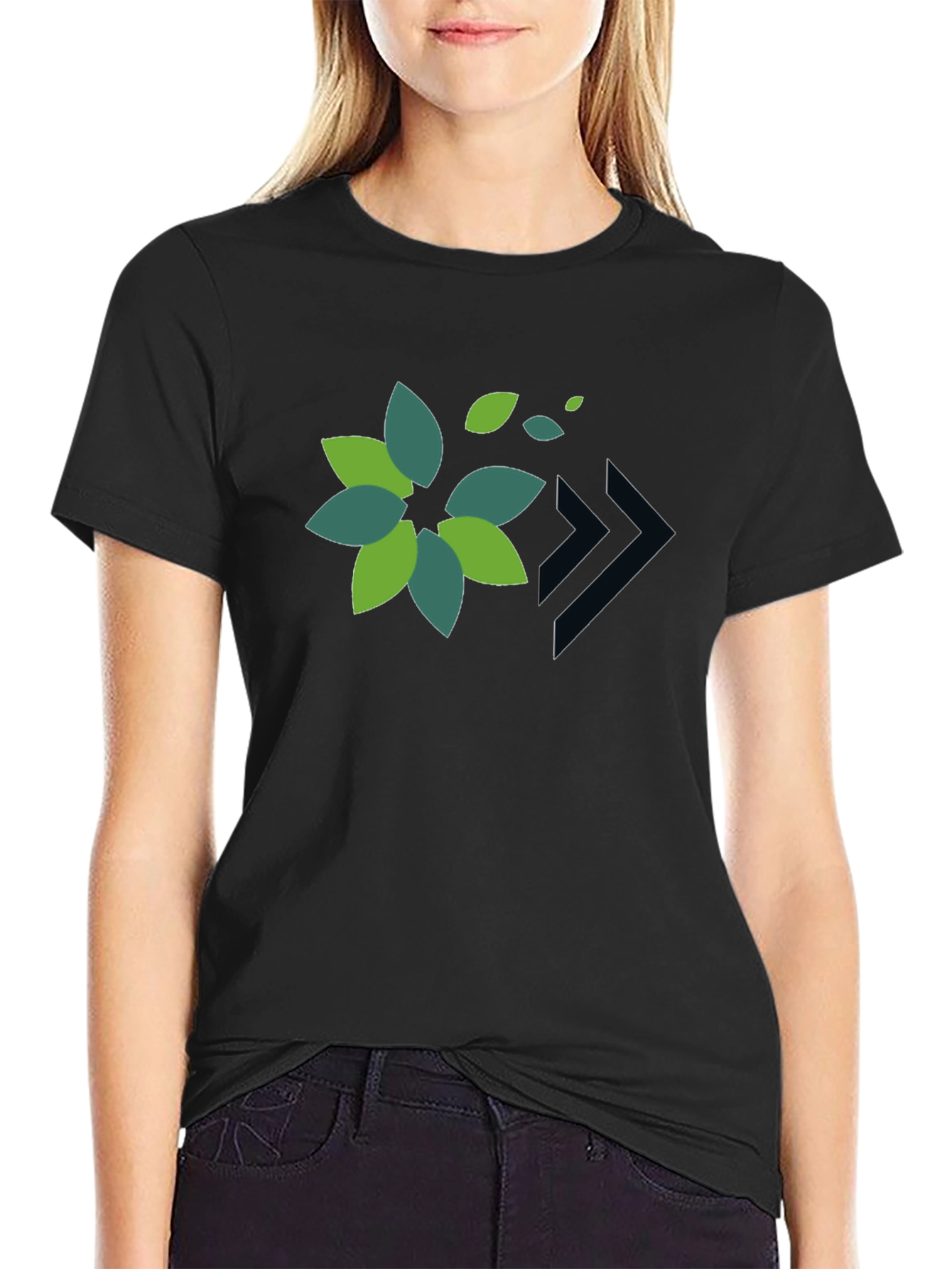 Eco Leaf Arrow Graphic Tee