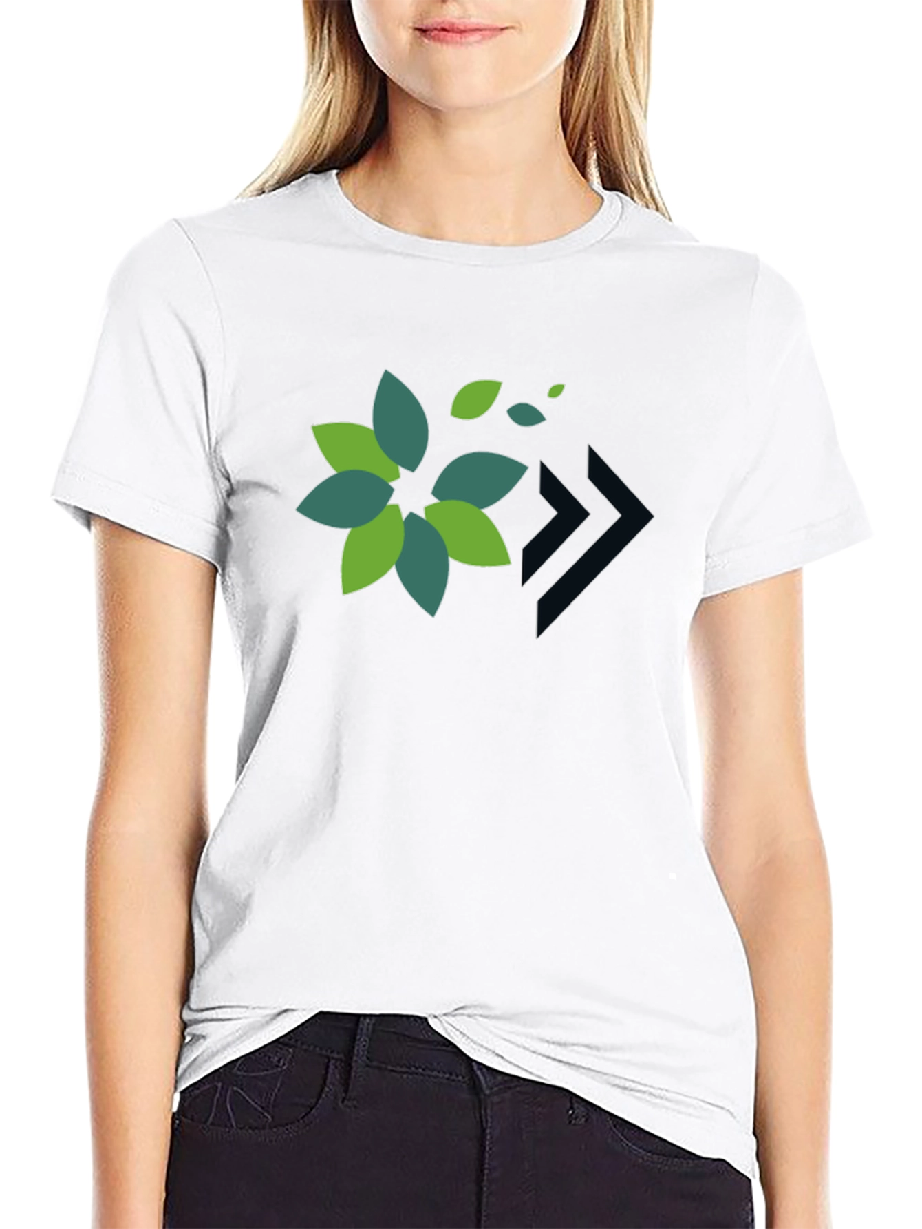 Eco Leaf Arrow Graphic Tee