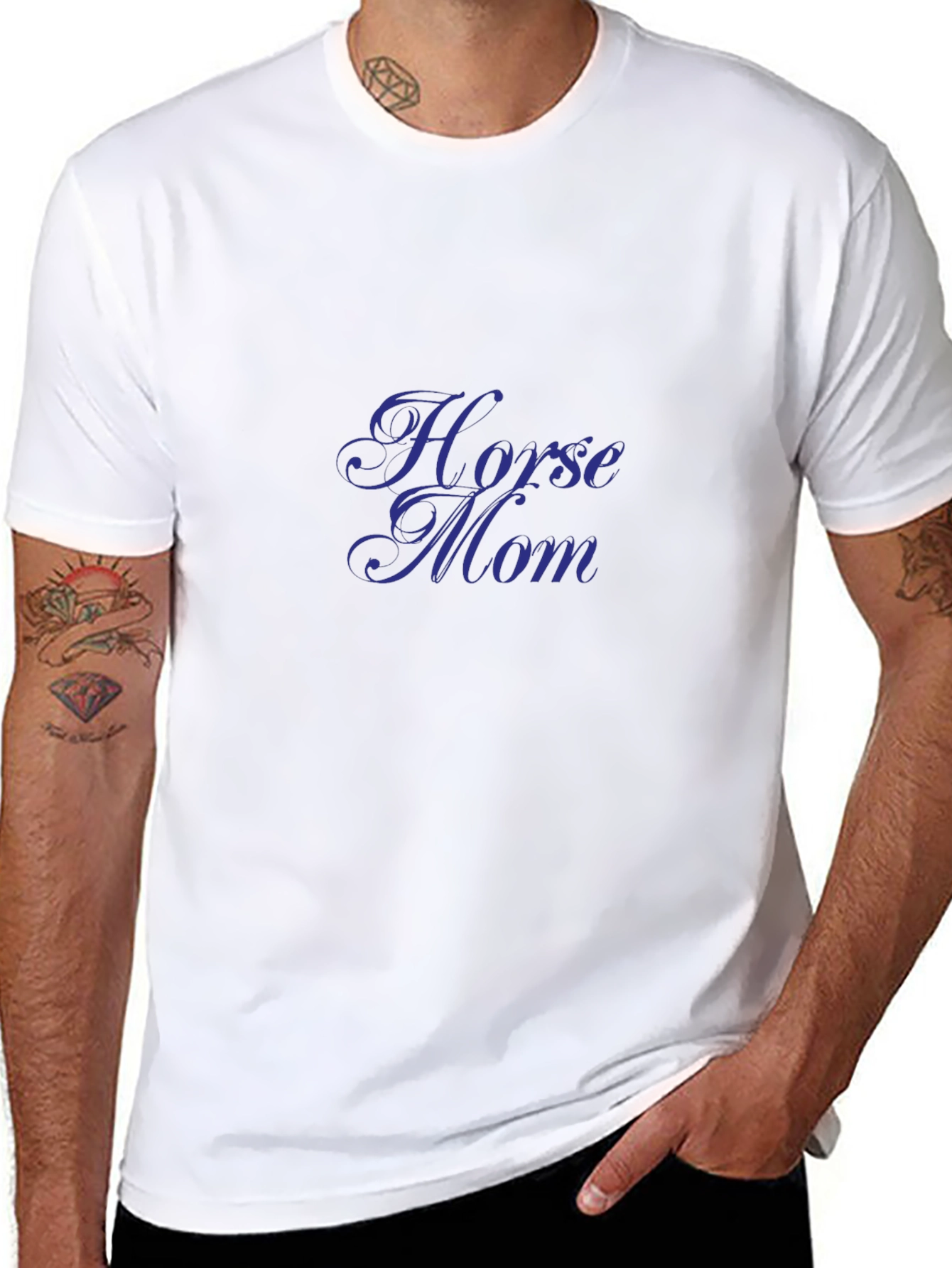 Horse Mom T-Shirt - Novelty Graphic Tee