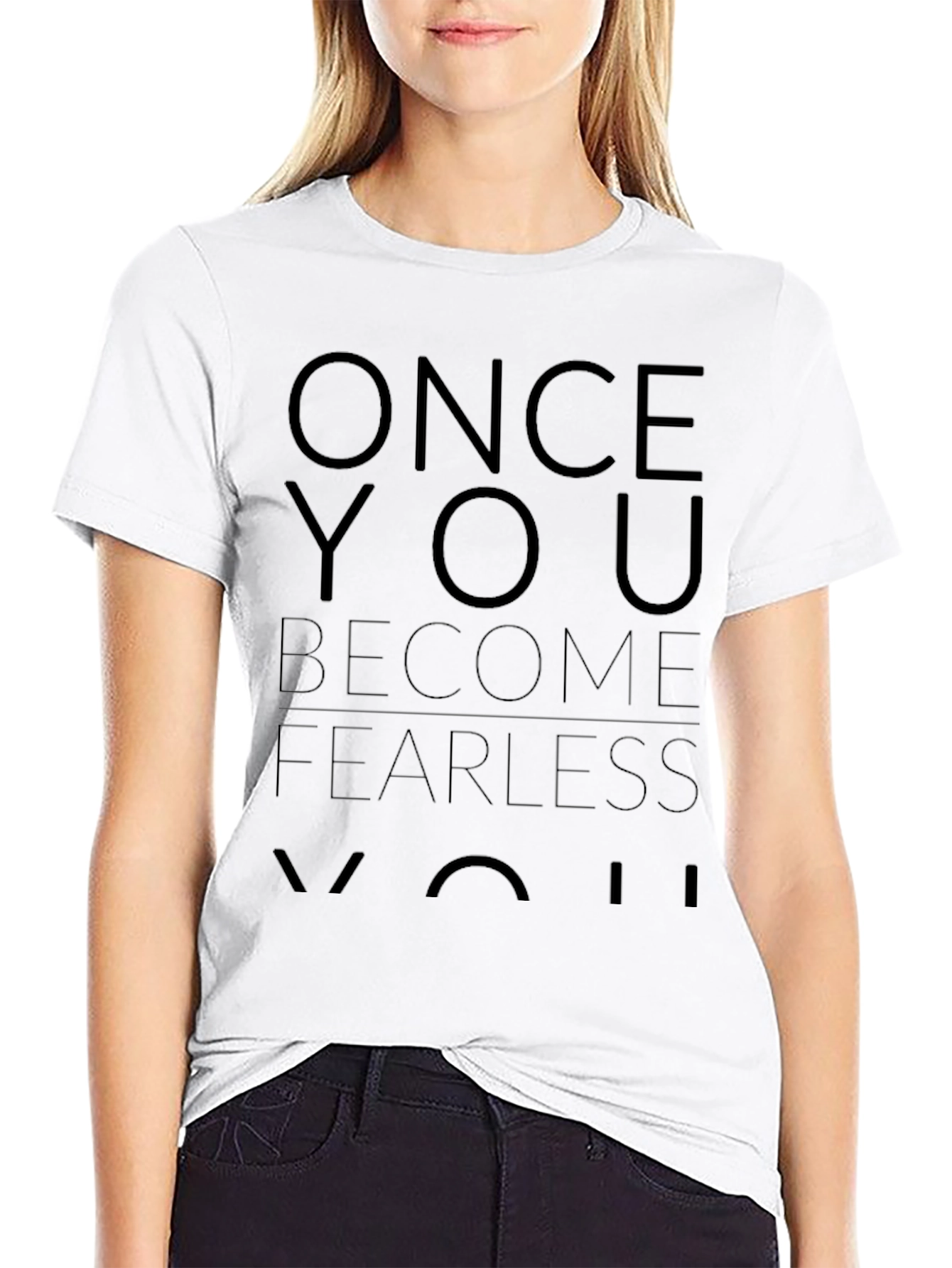 Fearless Motivation Black T-Shirt