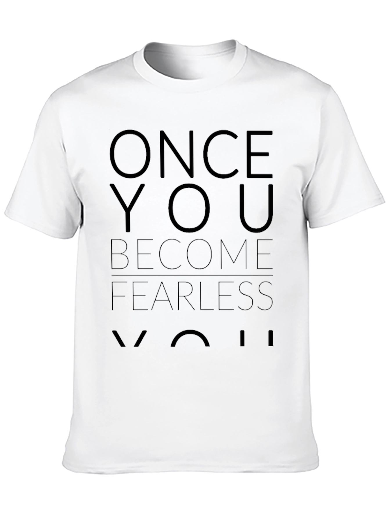 Fearless Motivation Black T-Shirt