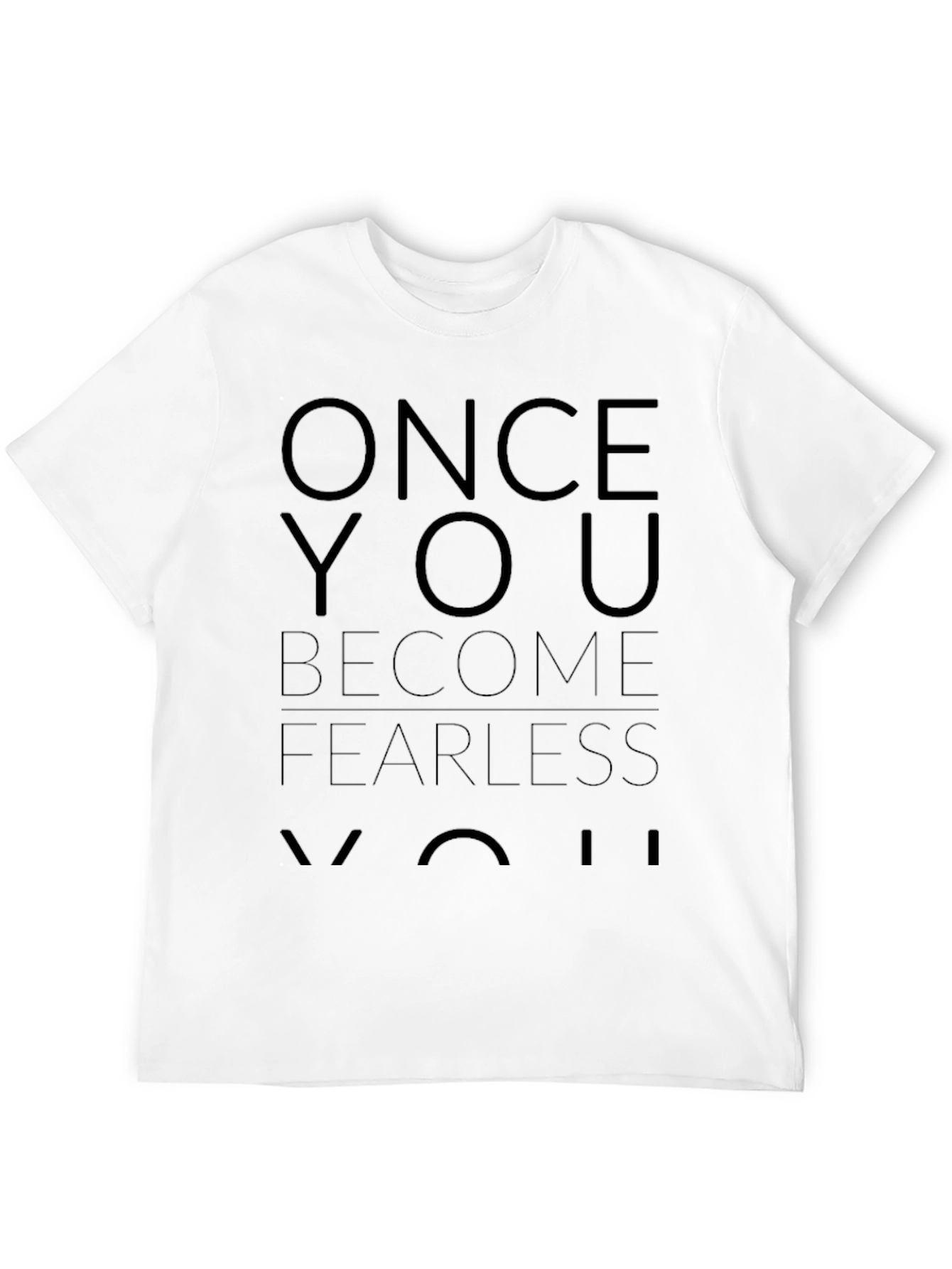 Fearless Motivation Black T-Shirt