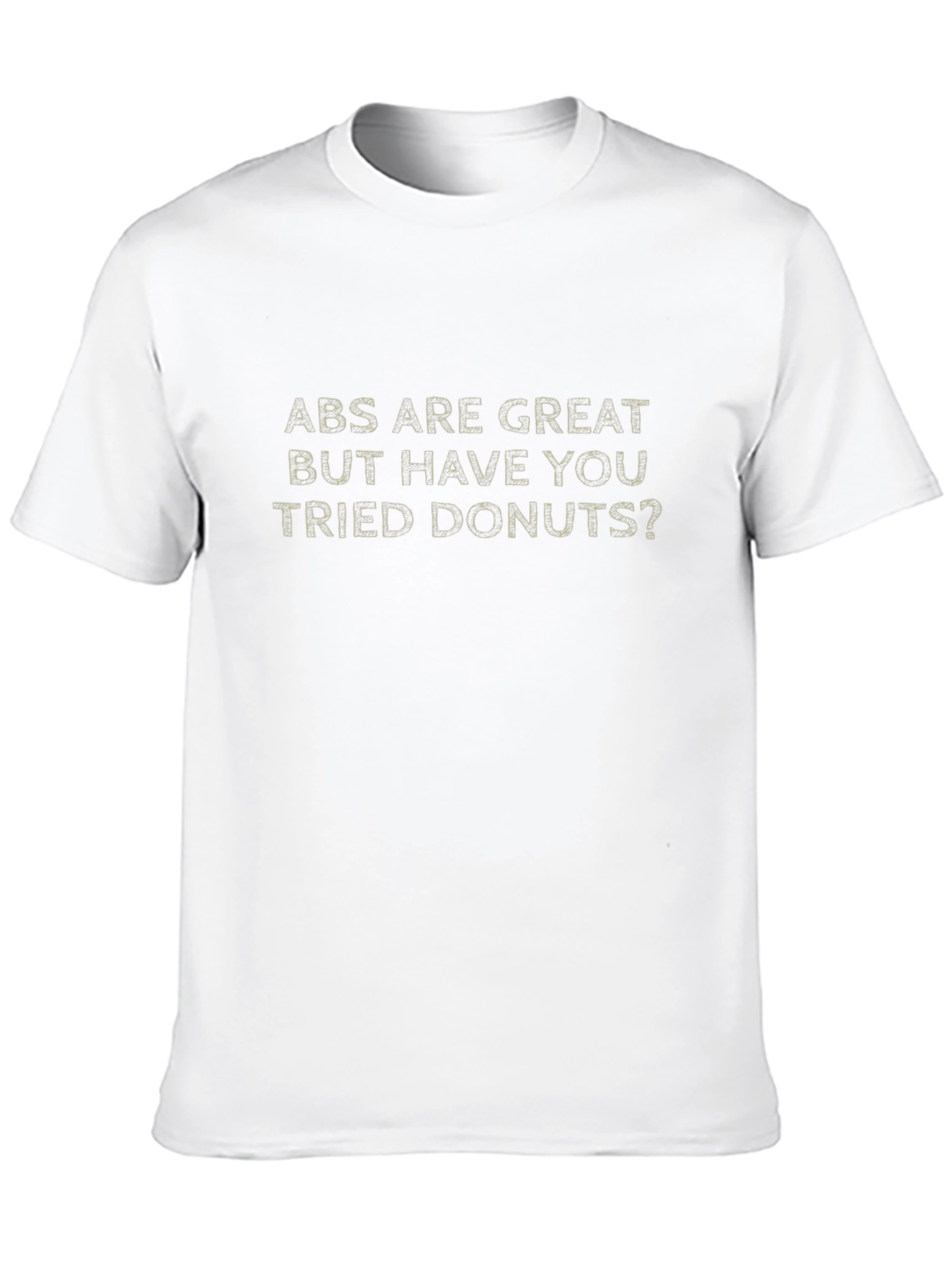 Funny Abs Are Great Donuts Graphic T-Shirt