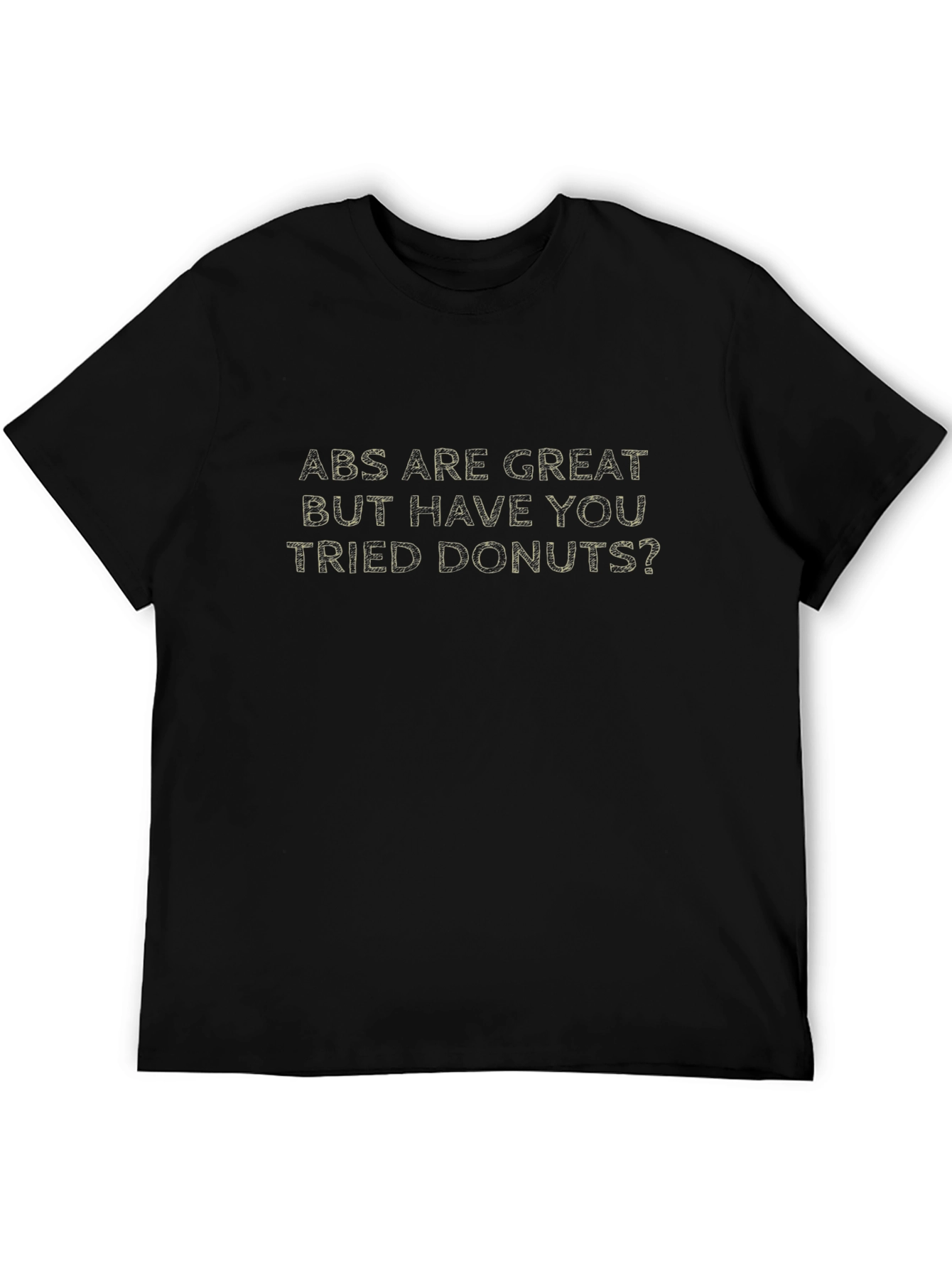 Funny Abs Are Great Donuts Graphic T-Shirt