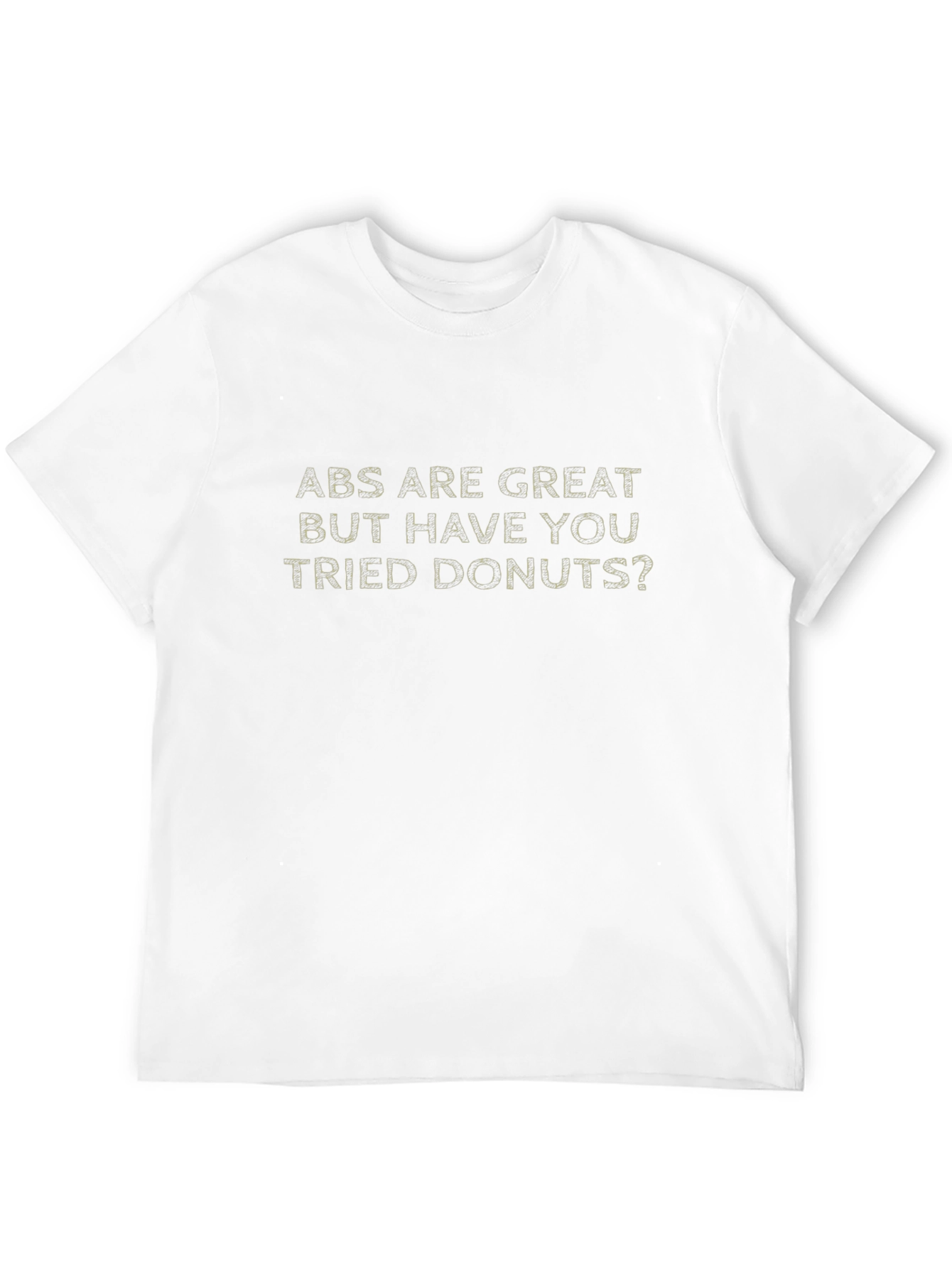 Funny Abs Are Great Donuts Graphic T-Shirt