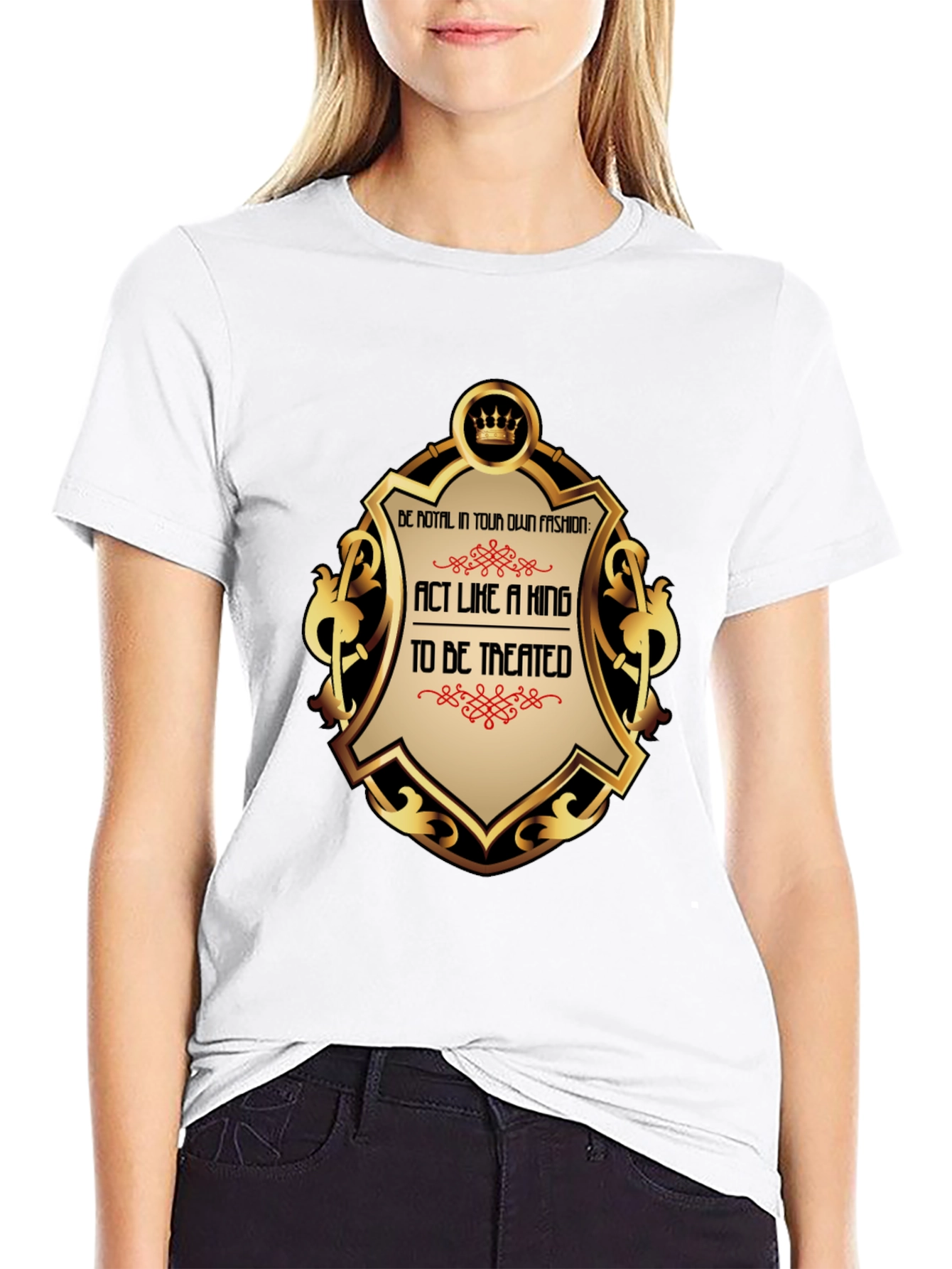 Act Like a King T-Shirt - Premium Royal Style