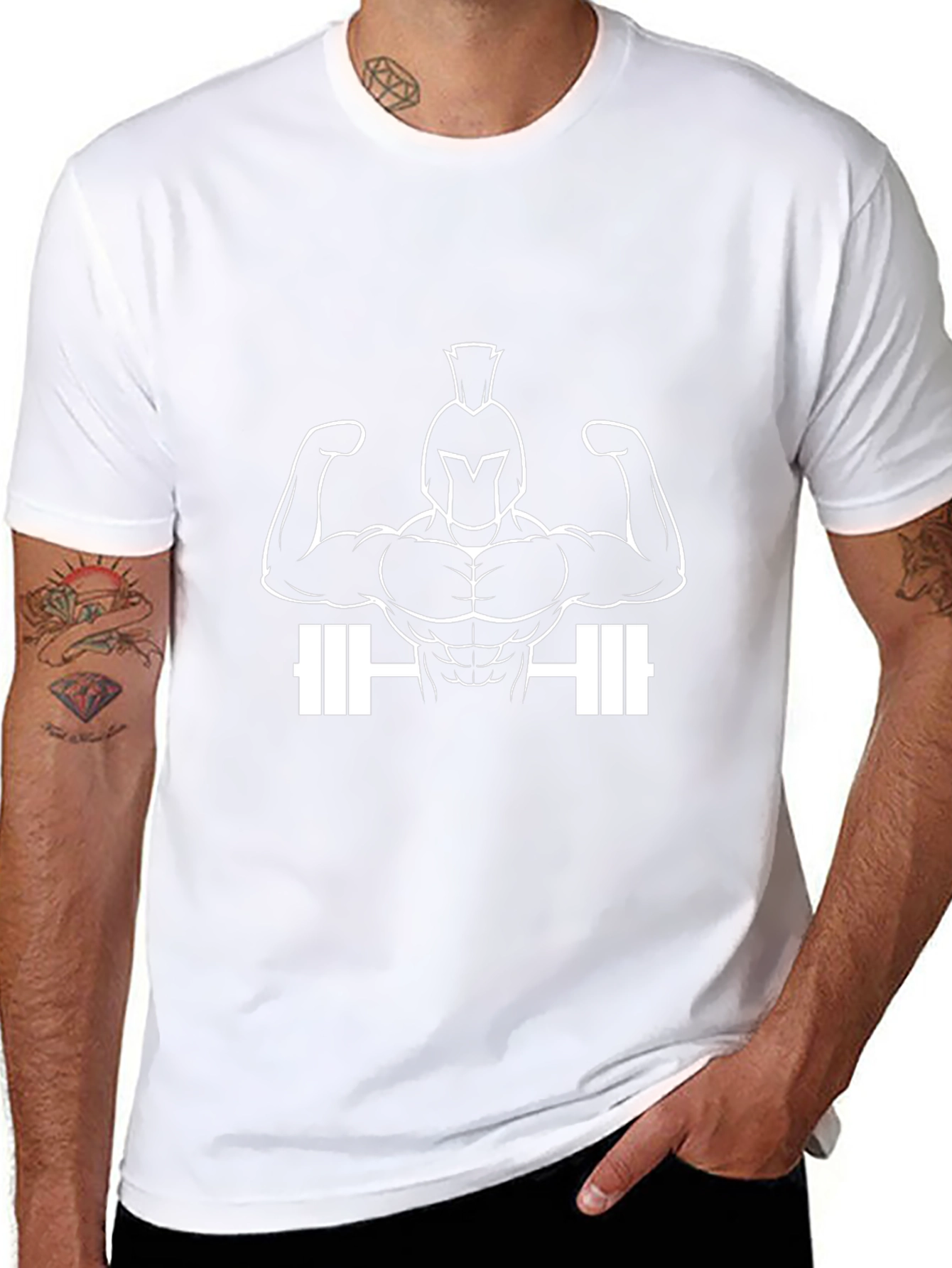 Spartan Gladiator Gym T-Shirt - Black