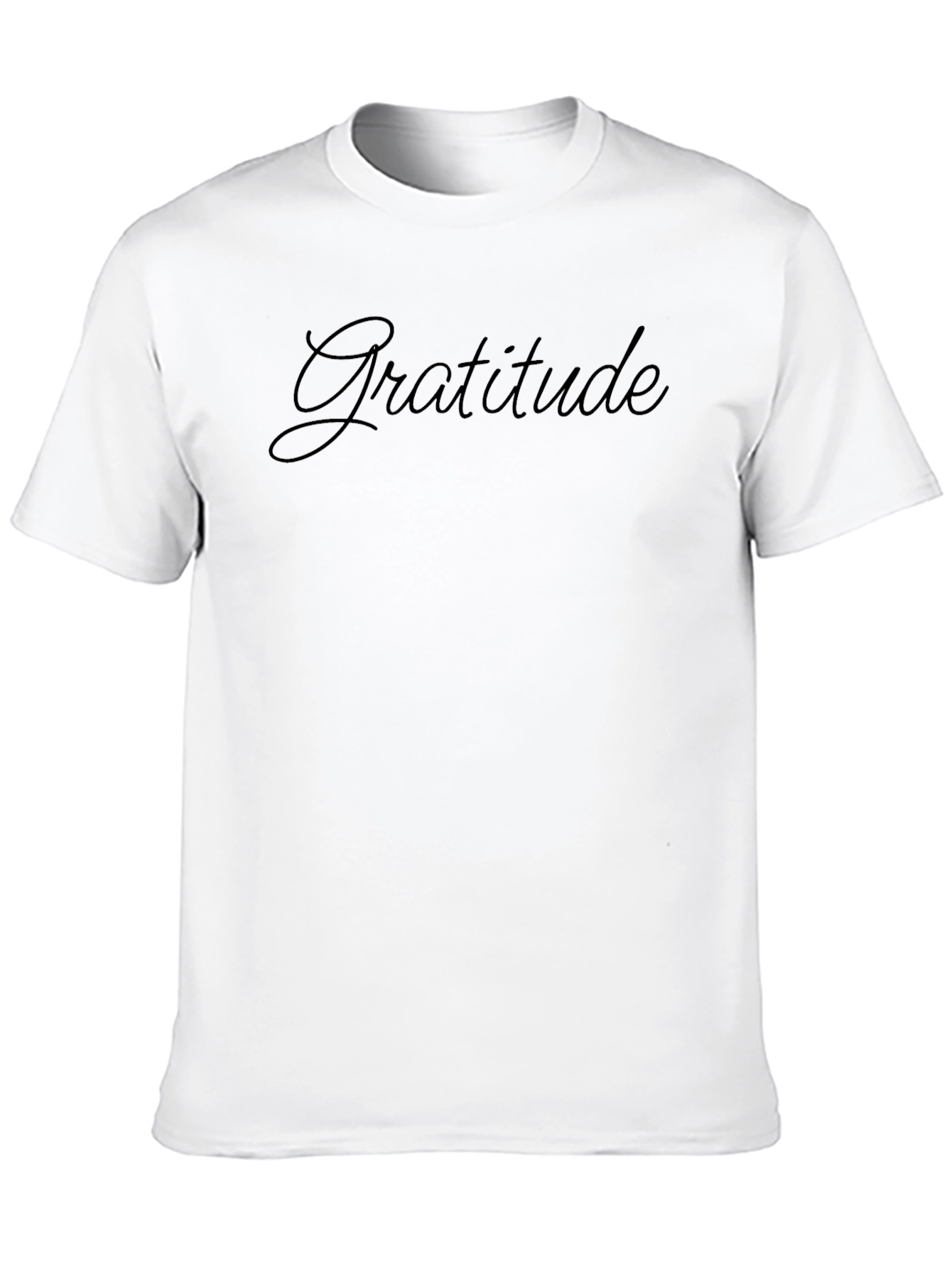 Gratitude Black T-Shirt: Stylish & Comfortable