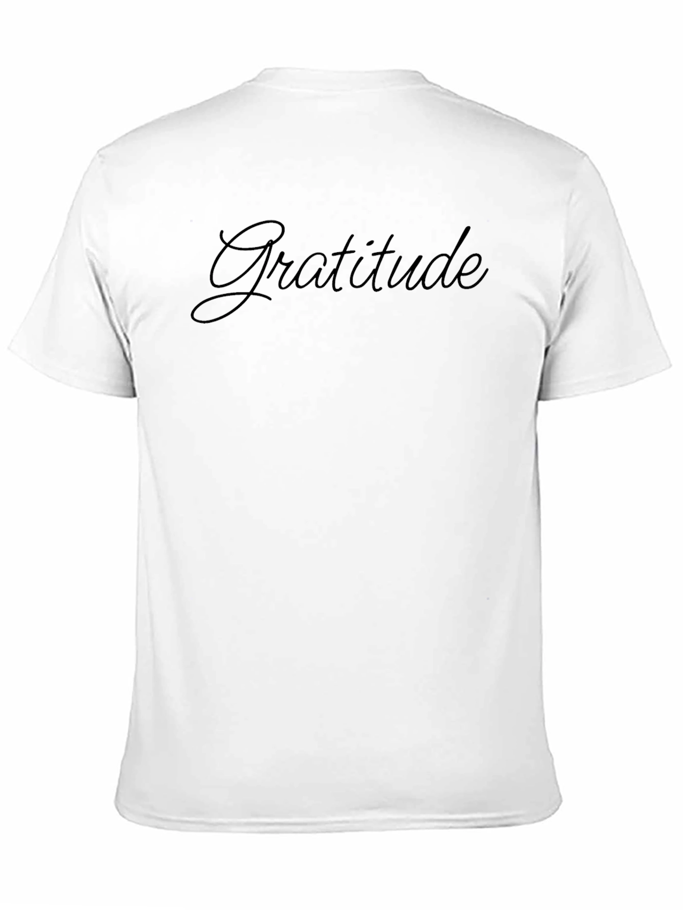 Gratitude Black T-Shirt: Stylish & Comfortable