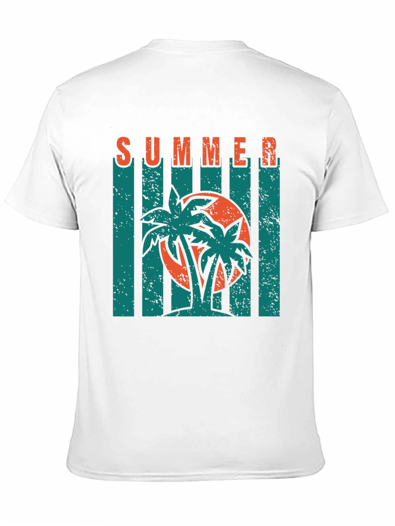 Summer Palm Tree Graphic T-Shirt