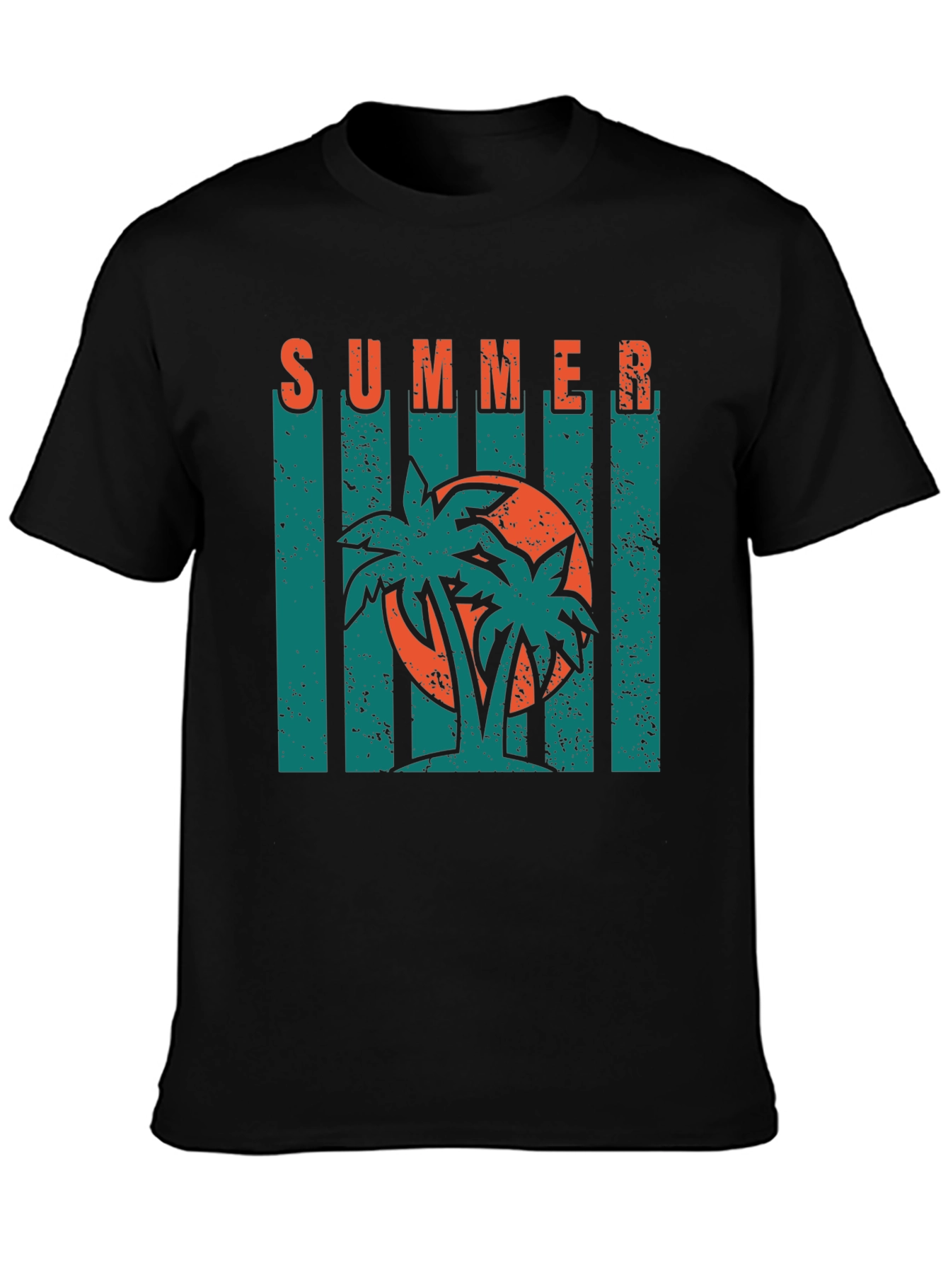 Summer Palm Tree Graphic T-Shirt