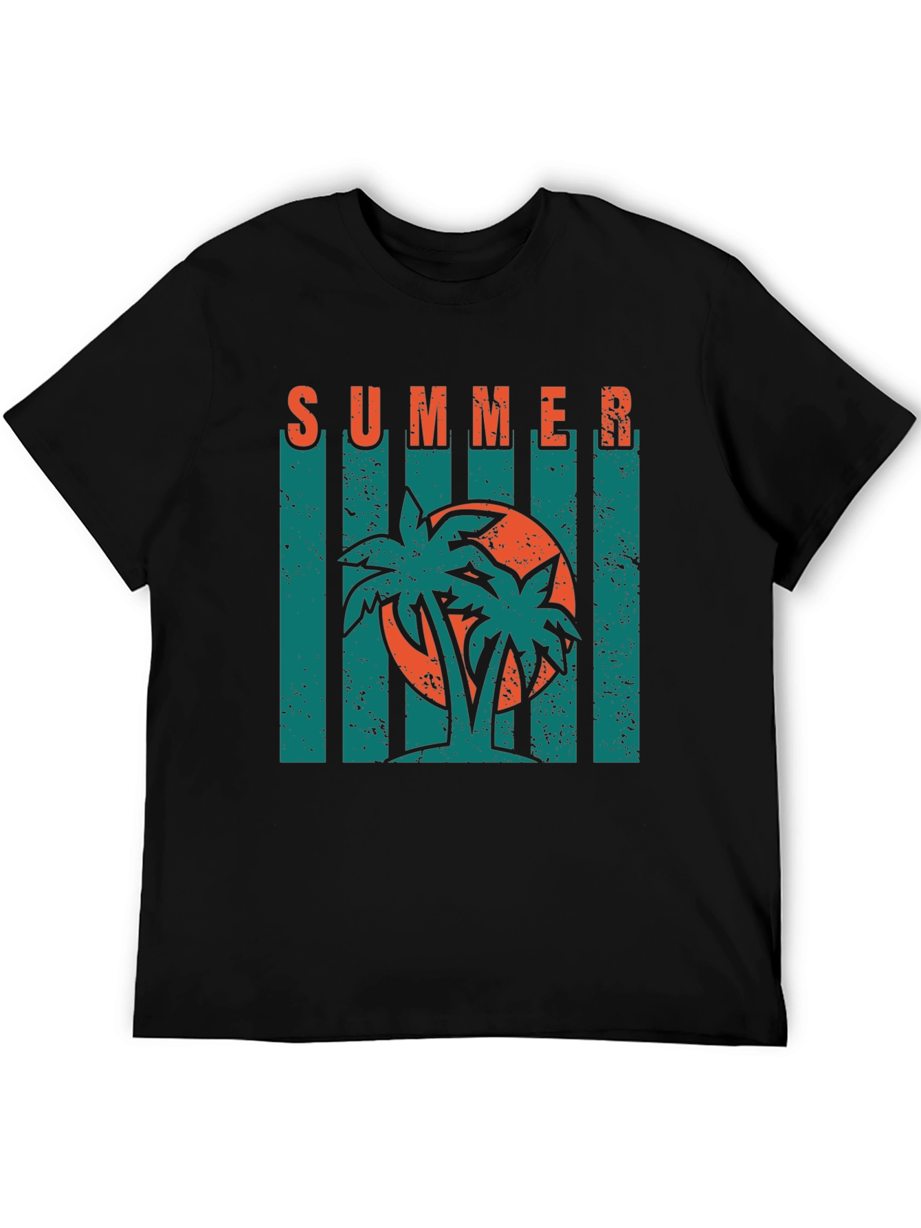Summer Palm Tree Graphic T-Shirt