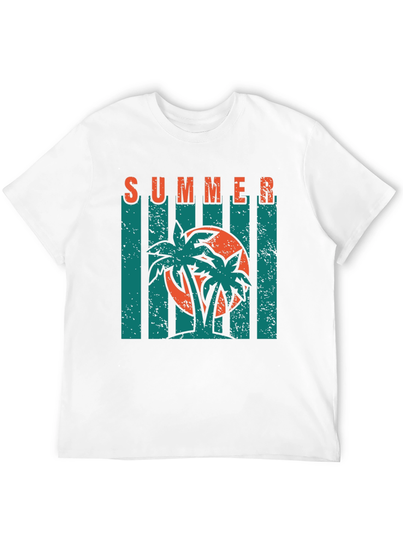 Summer Palm Tree Graphic T-Shirt