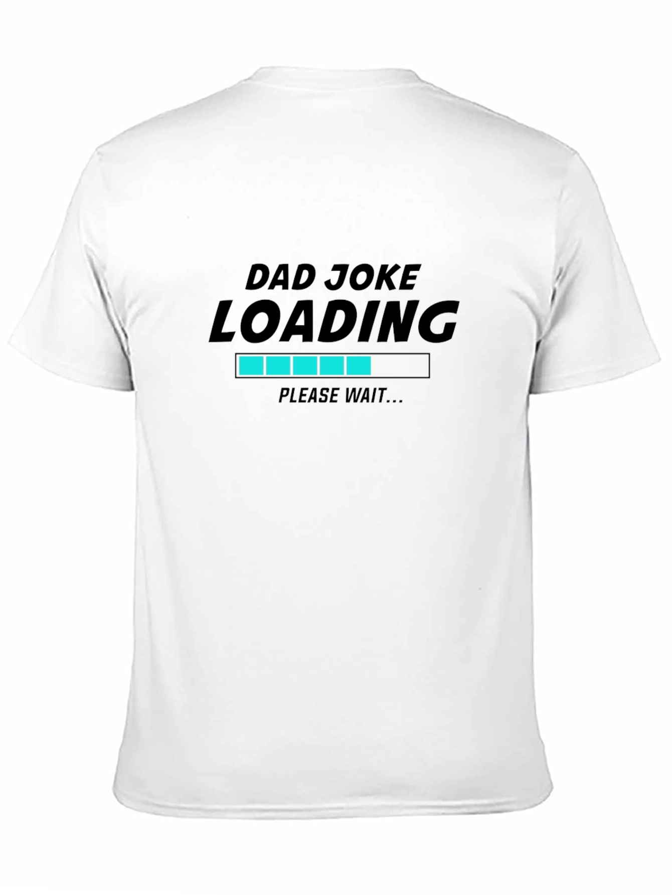 Dad Joke Loading Black T-Shirt - Funny Novelty Tee