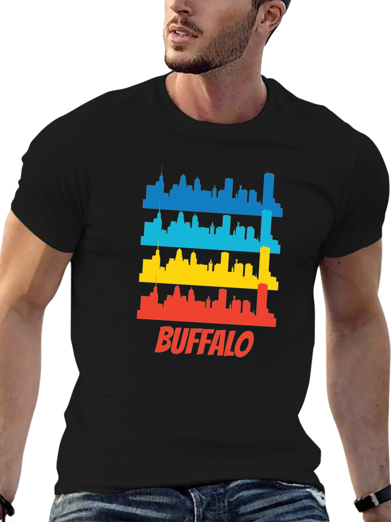 Buffalo Skyline Graphic Tee - Modern Comfort