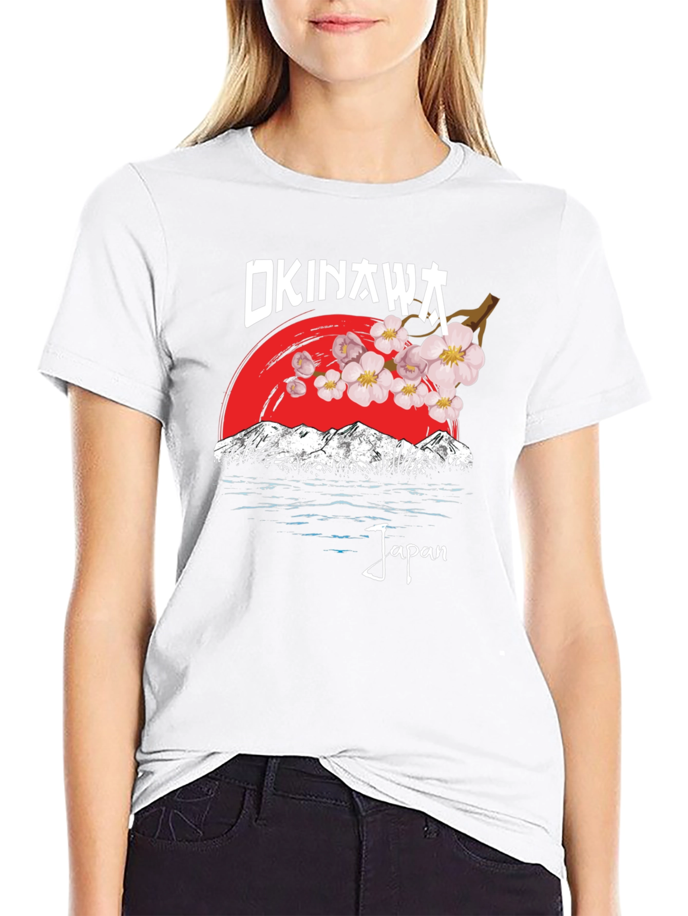 Okinawa Japan Cherry Blossom T-Shirt