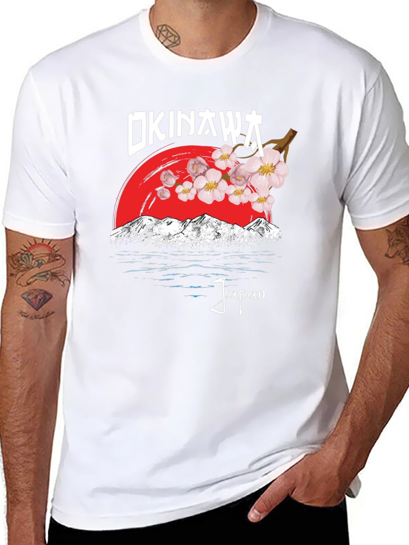 Okinawa Japan Cherry Blossom T-Shirt
