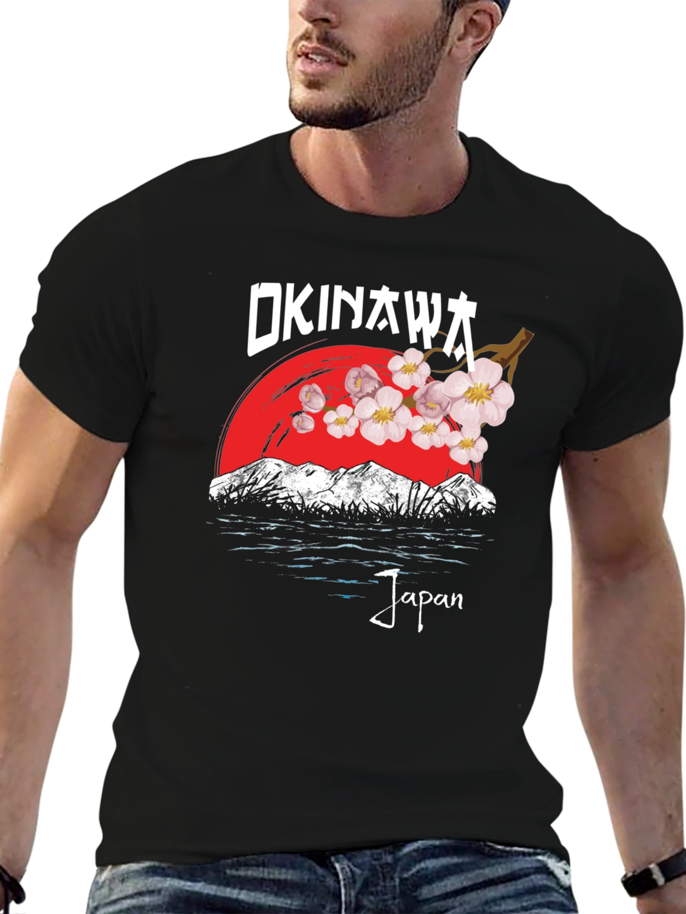 Okinawa Japan Cherry Blossom T-Shirt