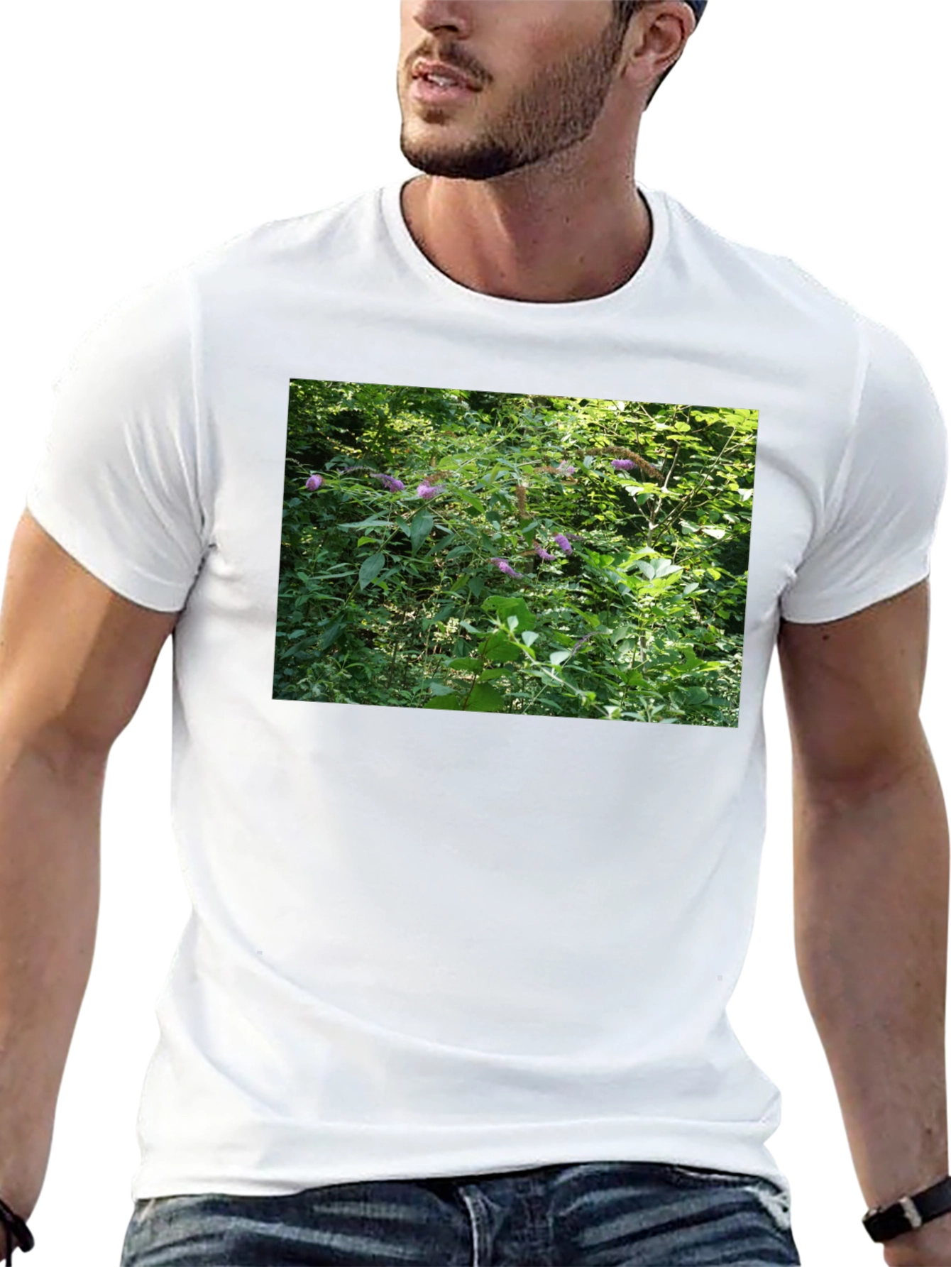Nature Scene T-Shirt - Black