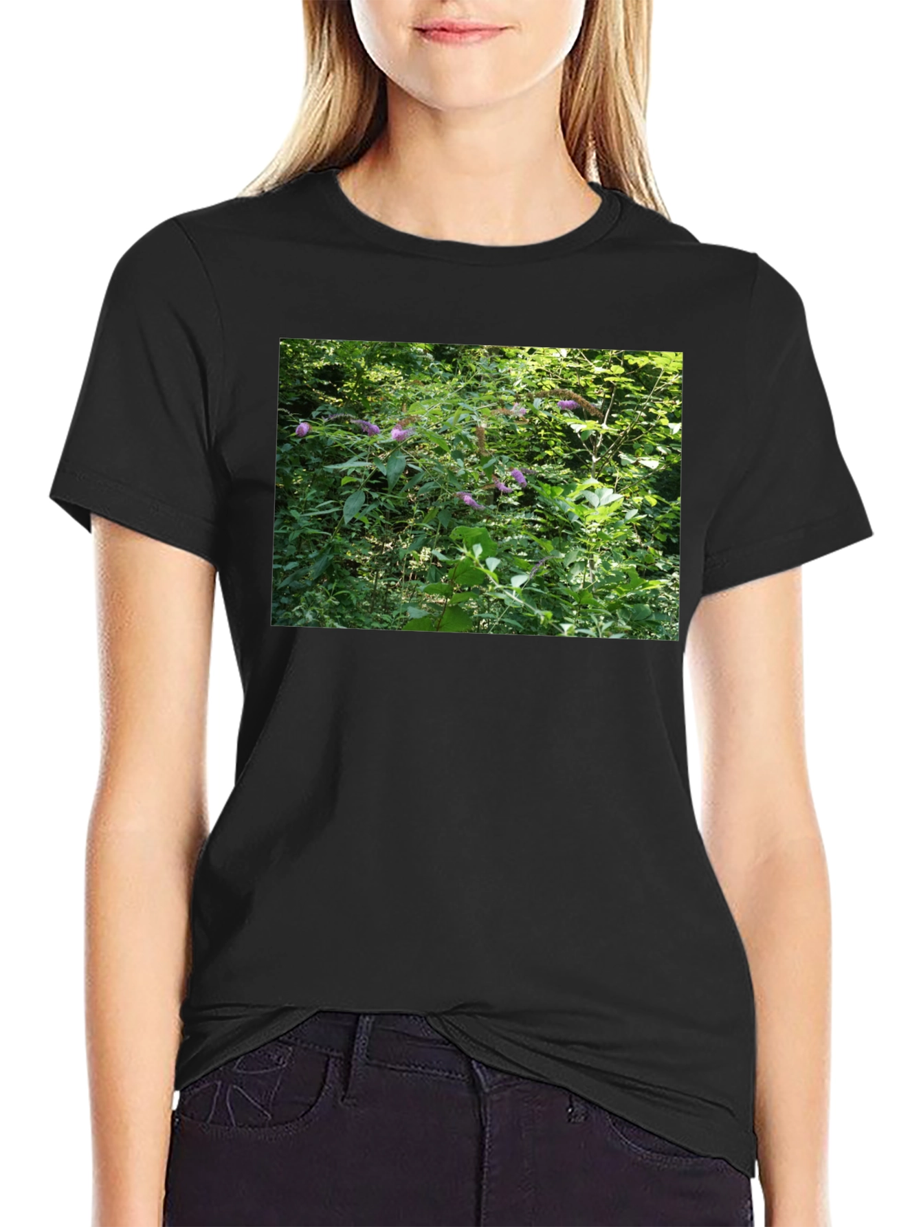 Nature Scene T-Shirt - Black