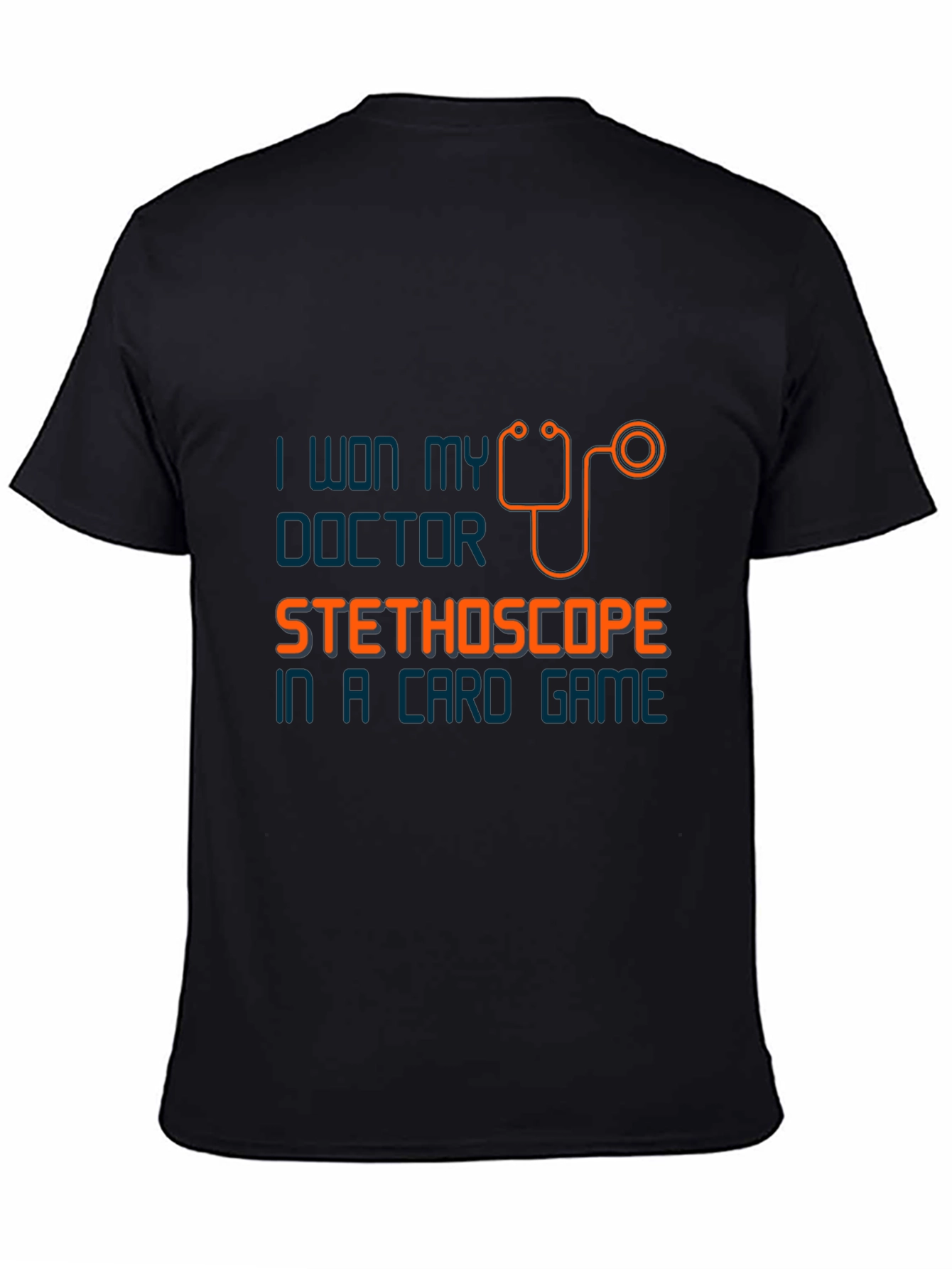 Humorous Doctor Stethoscope Card Game T-Shirt