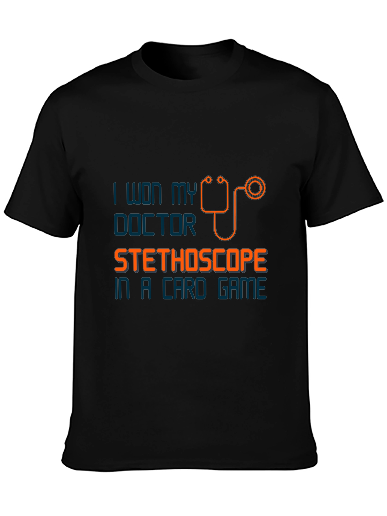 Humorous Doctor Stethoscope Card Game T-Shirt