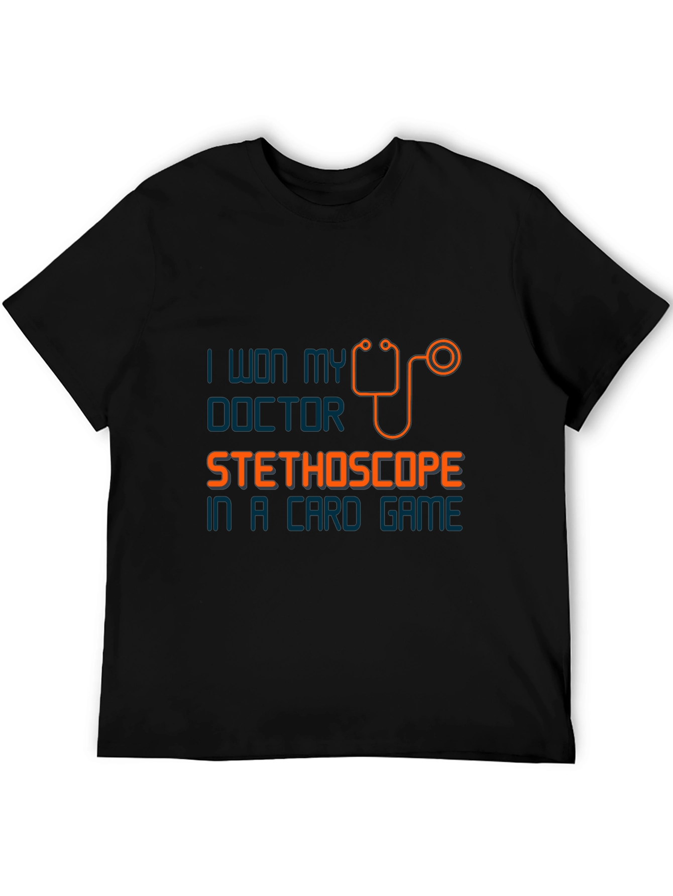 Humorous Doctor Stethoscope Card Game T-Shirt