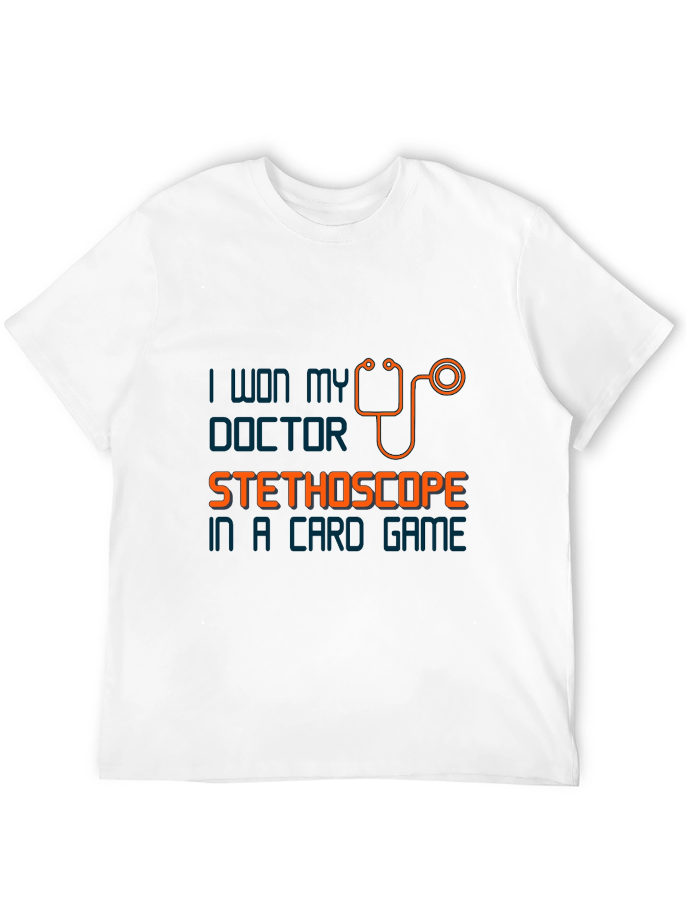 Humorous Doctor Stethoscope Card Game T-Shirt