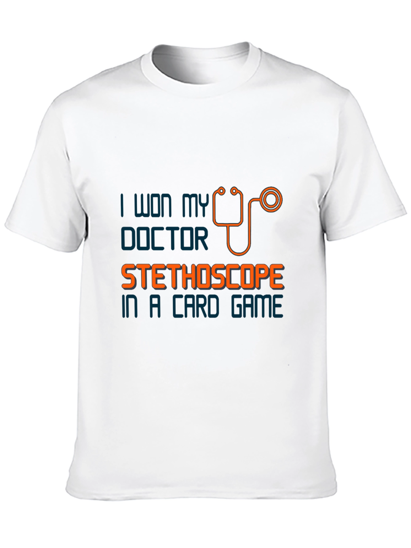 Humorous Doctor Stethoscope Card Game T-Shirt