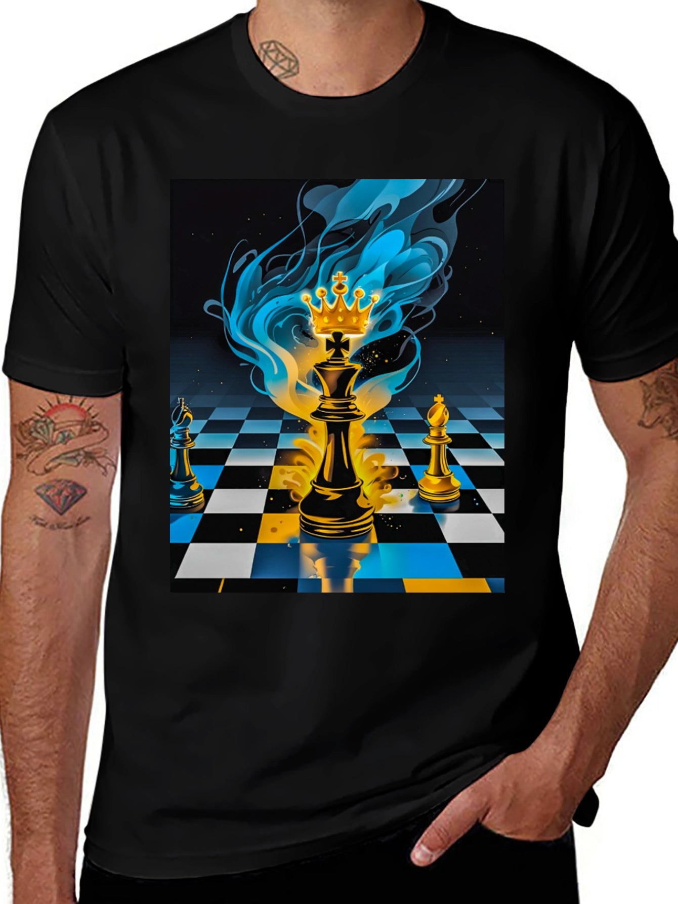 Chess King Graphic Tee - Strategy & Style