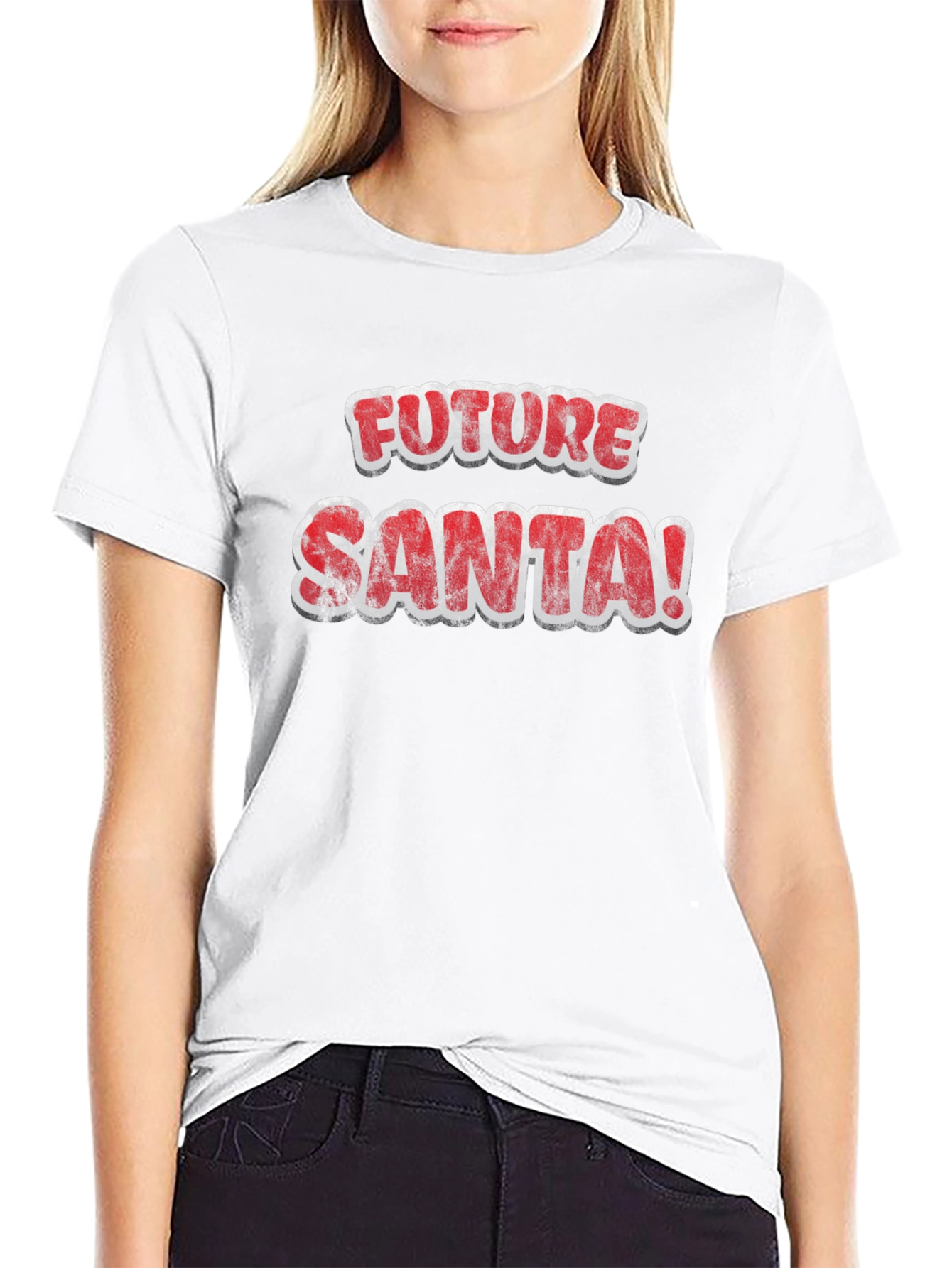 Future Santa Graphic T-Shirt - Holiday Fun!