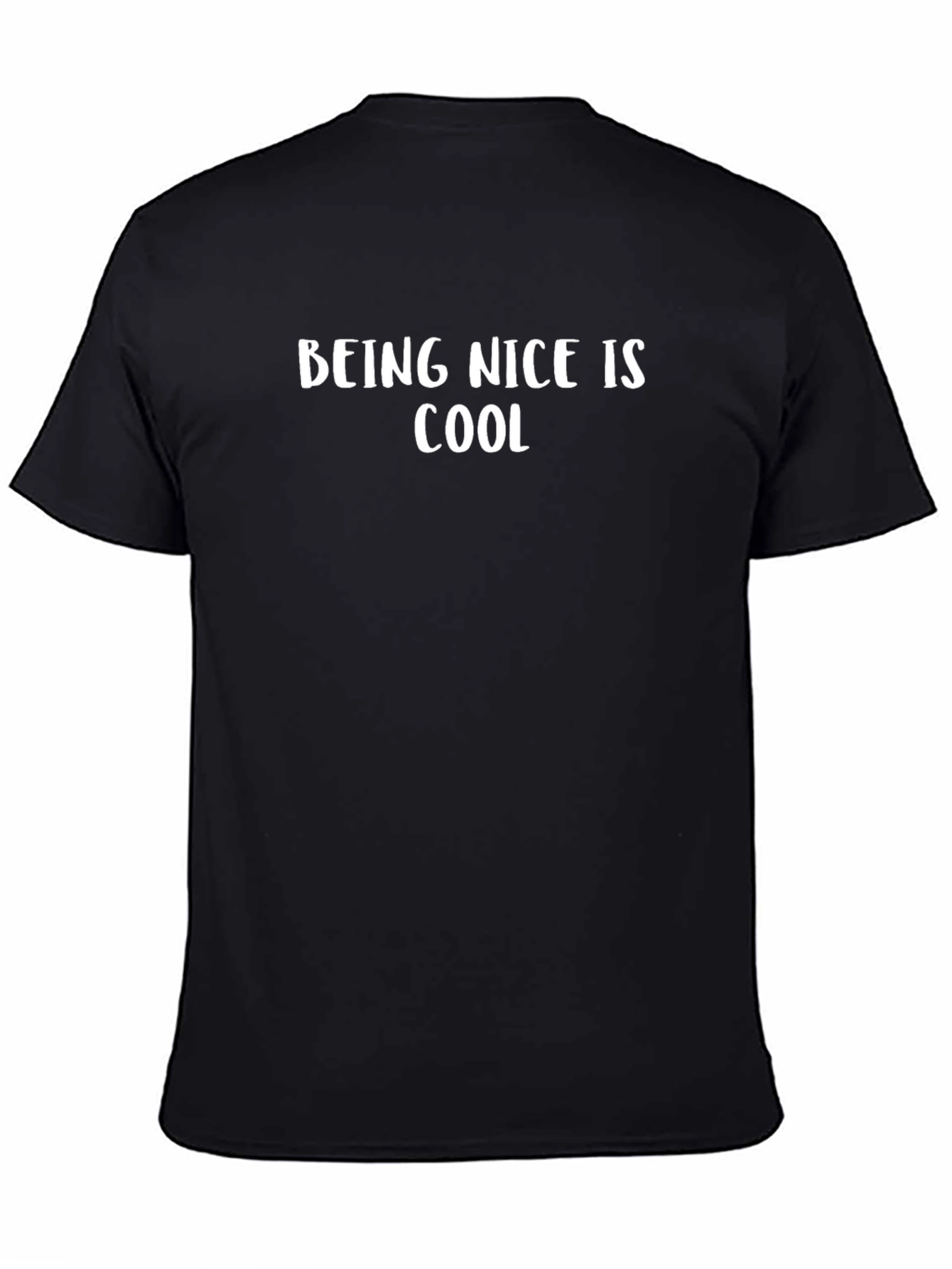 Being Nice Is Cool Black T-Shirt