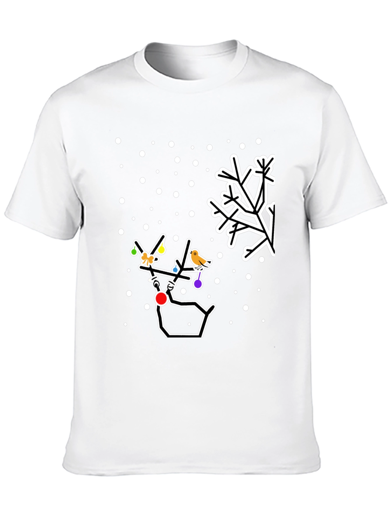 Festive Deer Christmas T-Shirt