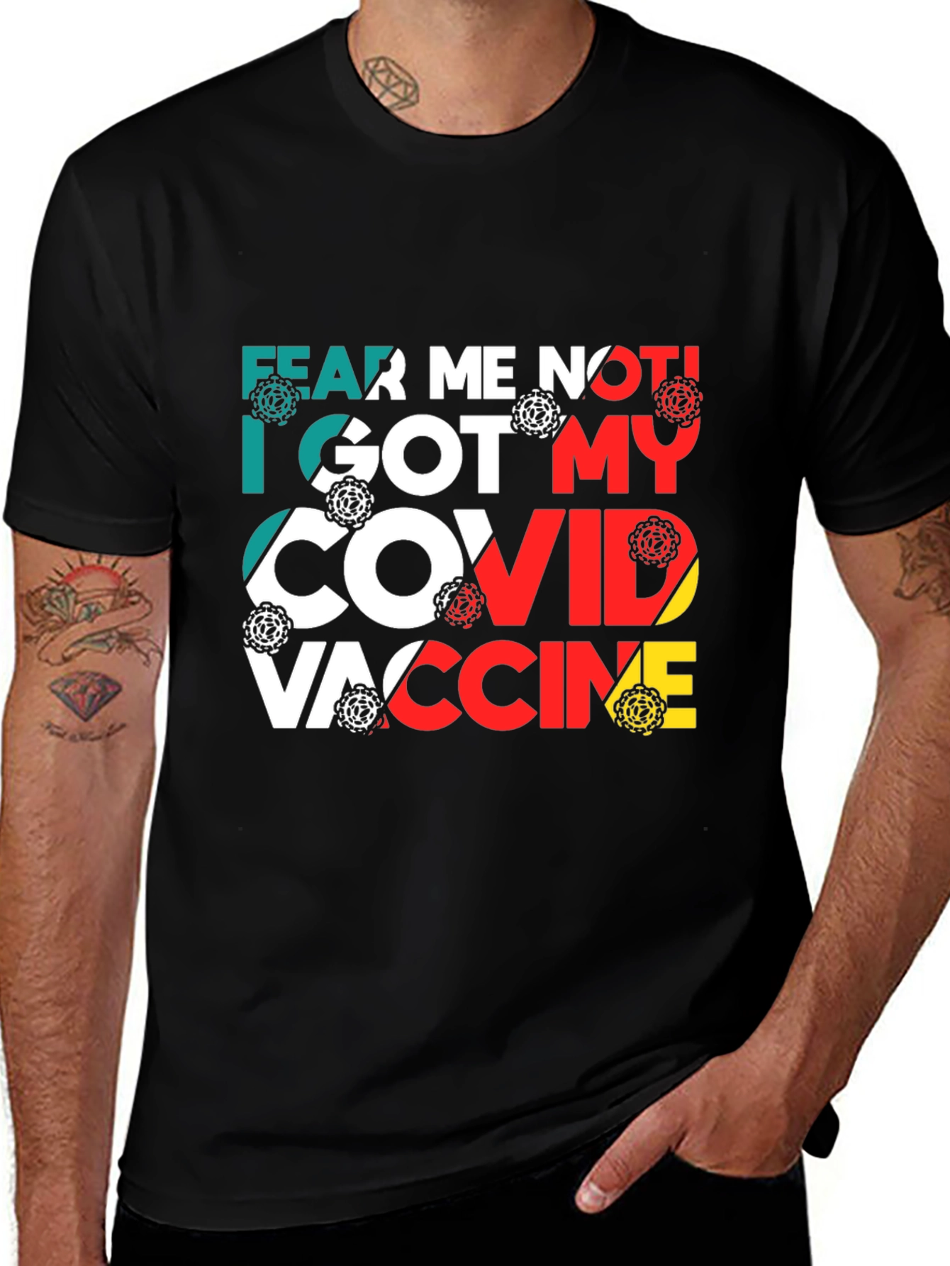 Fear Me Not COVID Vaccine T-Shirt