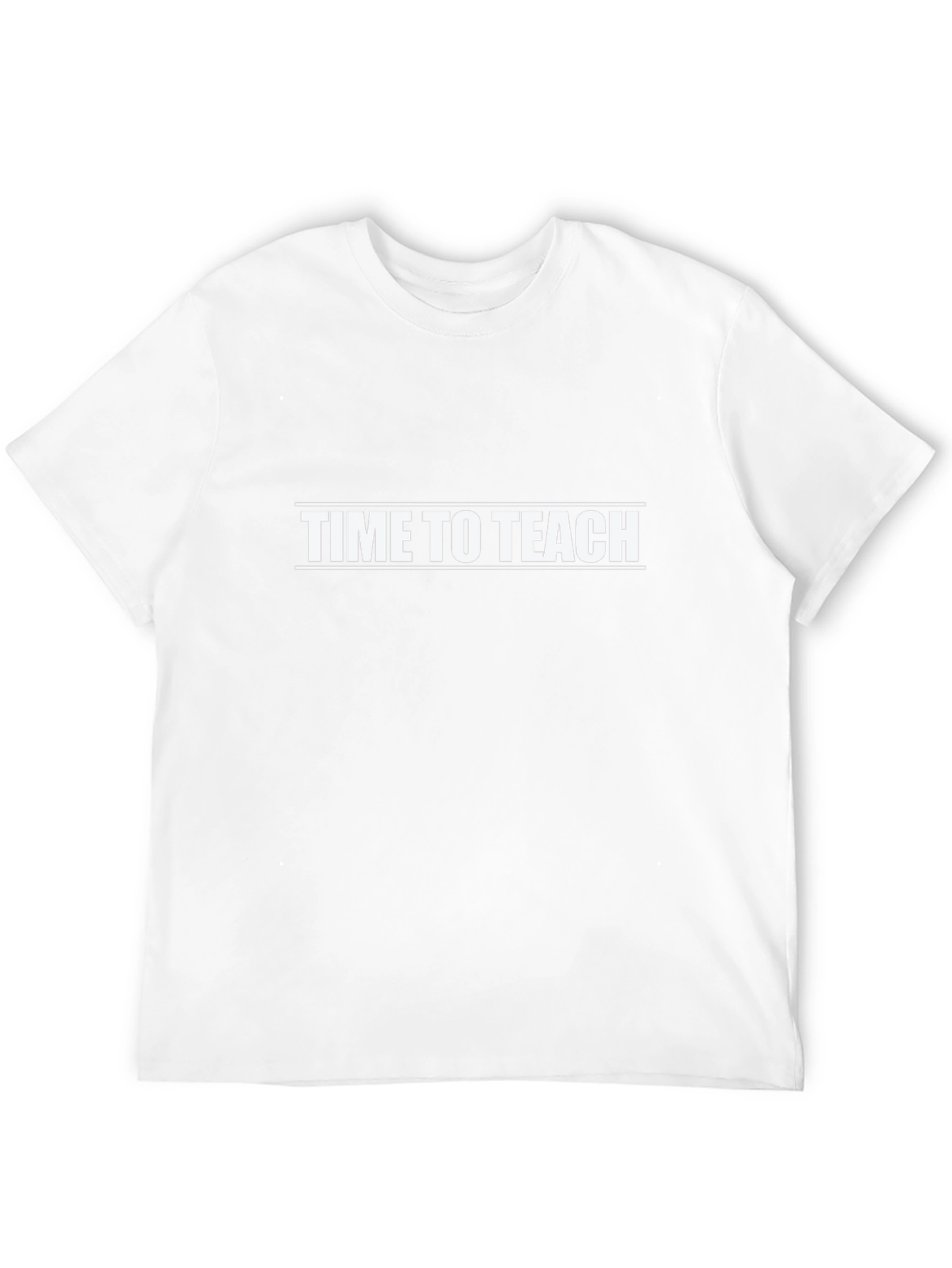 Time To Teach Black T-Shirt - Teacher Apparel