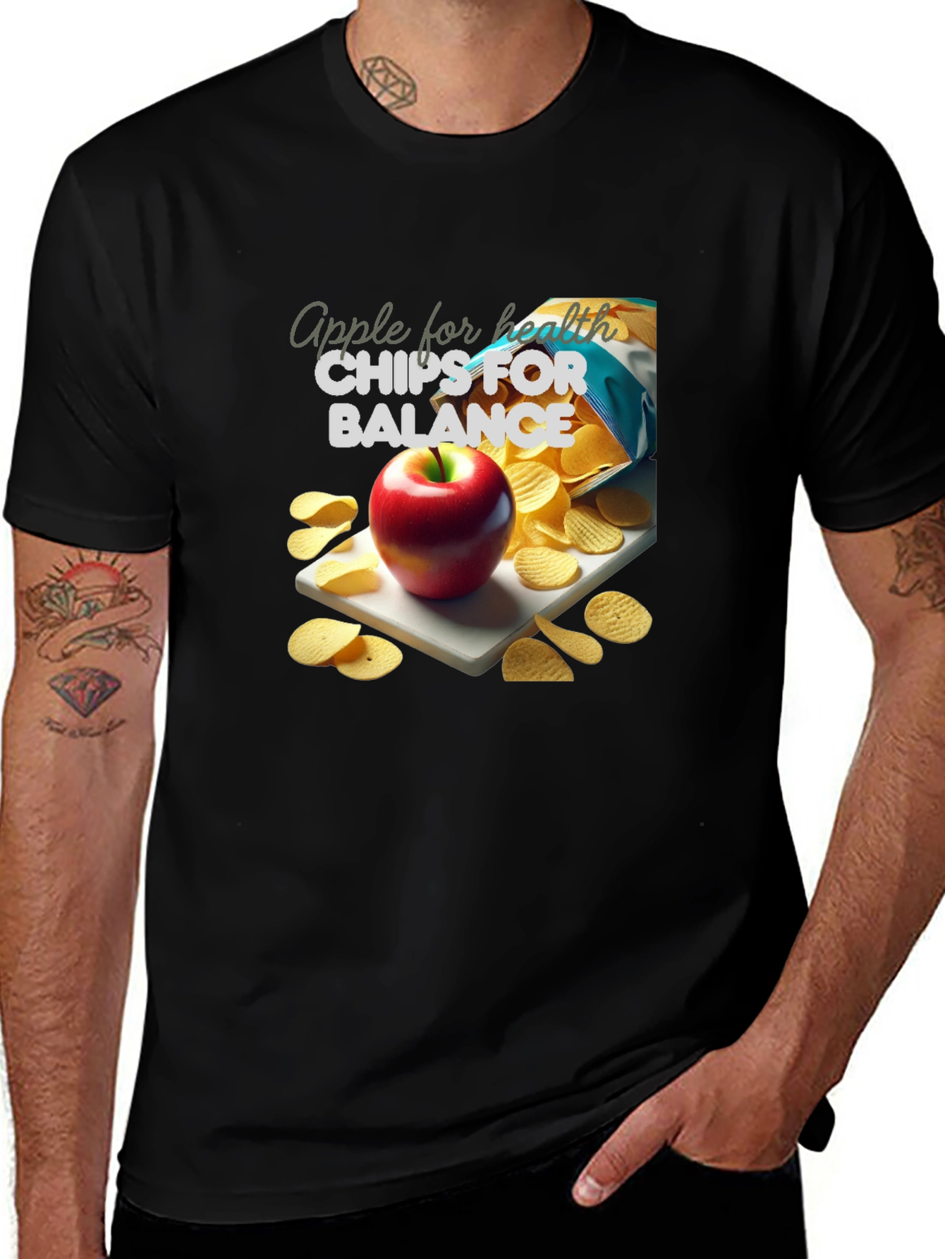 Apple Chips Balance T-Shirt