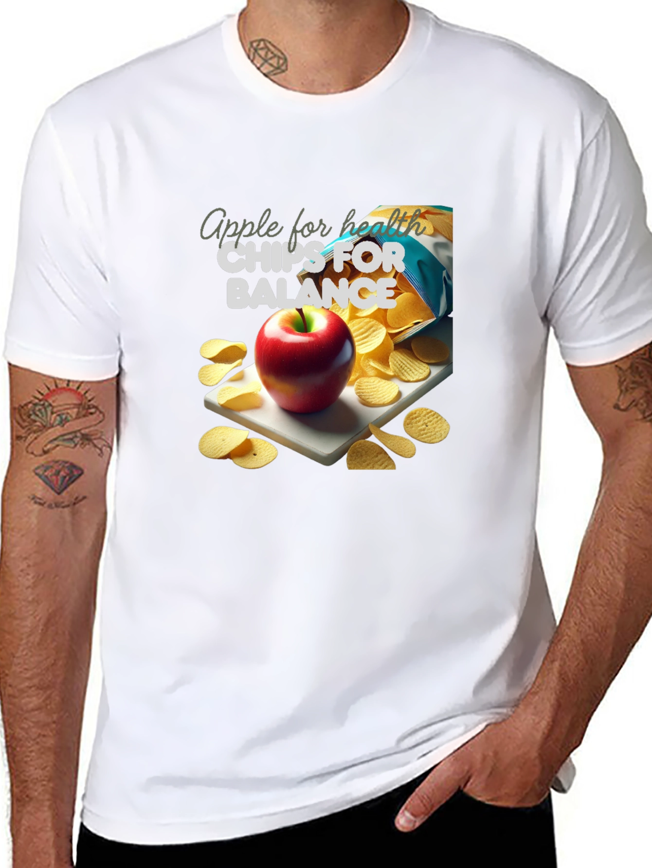 Apple Chips Balance T-Shirt